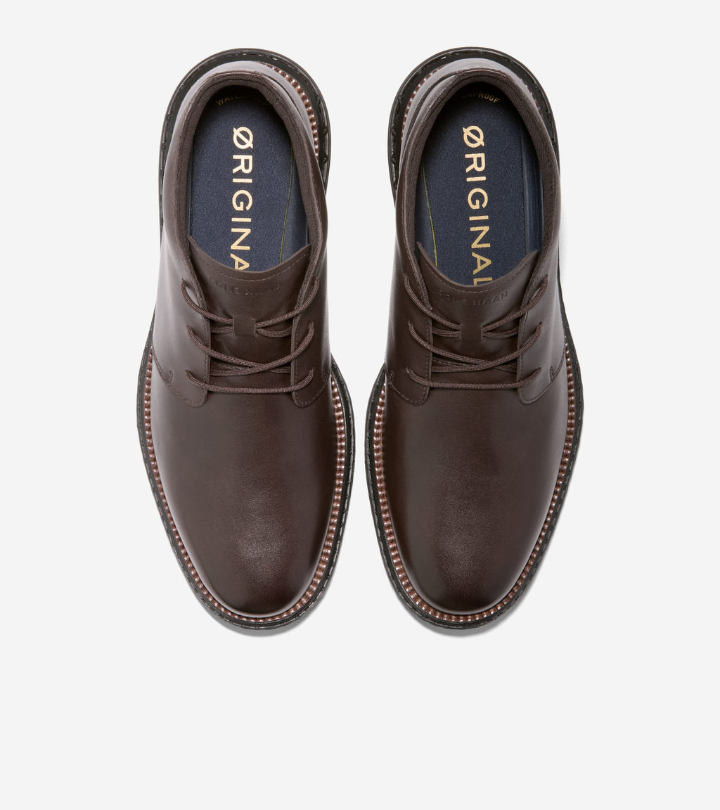 Men's ØriginalGrand 2.0 SkyWeave™ Chukka Waterproof Boots-Dark Chocolate-Dark Natural