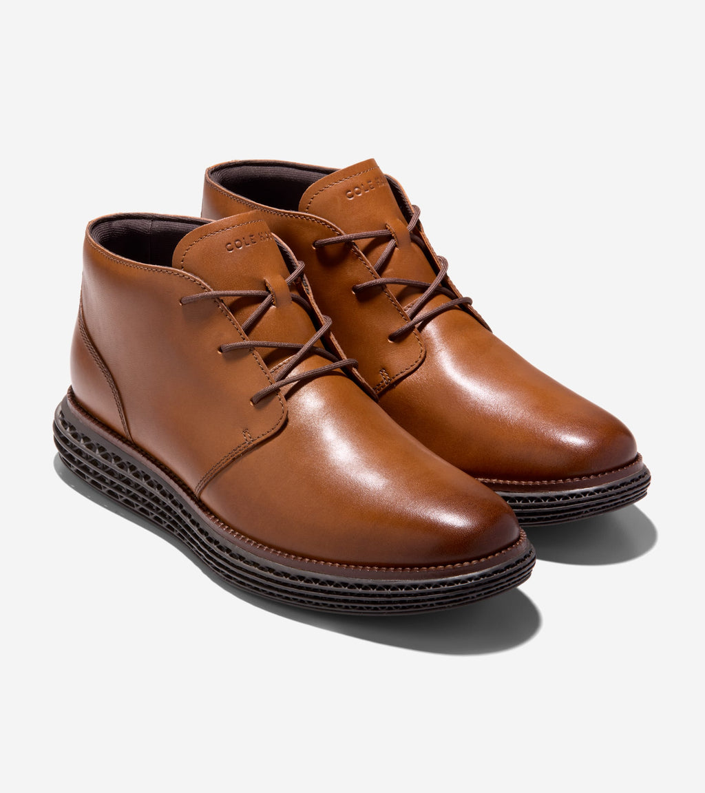 Men's ØriginalGrand 2.0 SkyWeave™ Chukka Waterproof Boots-British Tan-Dark Natural-Java