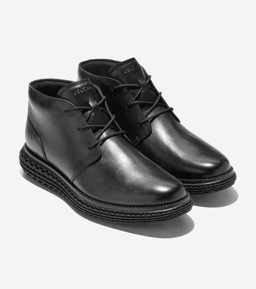 Men's ØriginalGrand 2.0 SkyWeave™ Chukka Waterproof Boots-Black