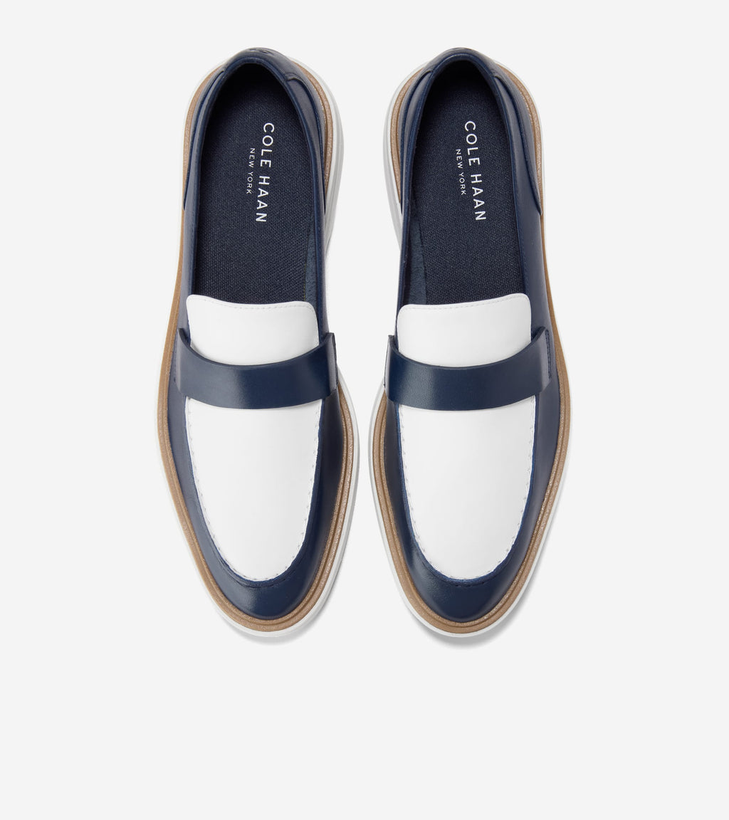 Women's ØriginalGrand CitySpectre Loafers-Midnight Moon-White
