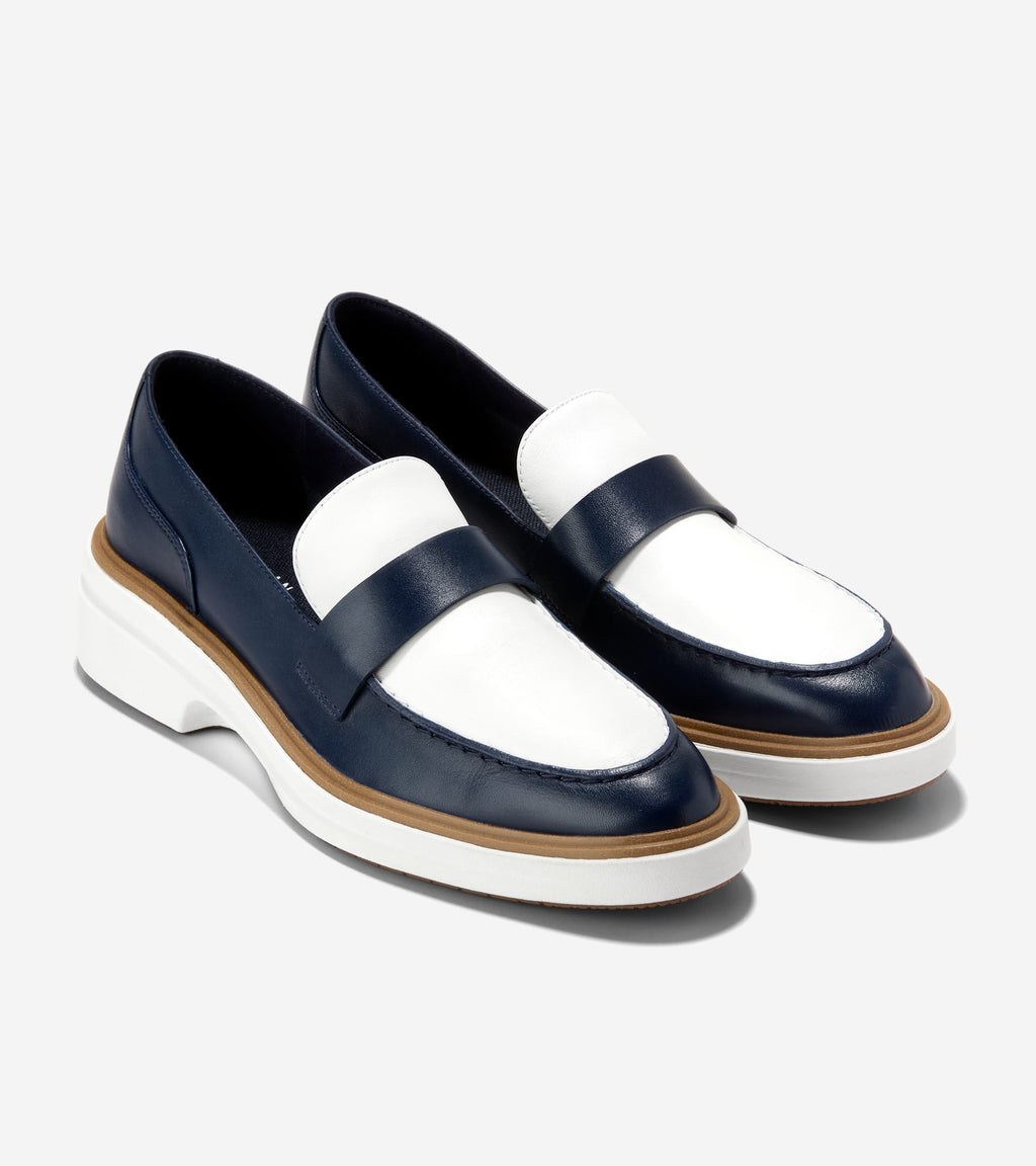 Women's ØriginalGrand CitySpectre Loafers-Midnight Moon-White