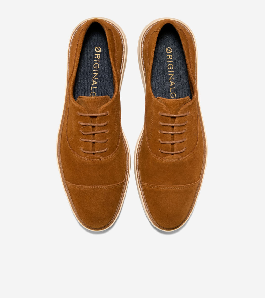 Women's ØriginalGrand CitySpectre Oxfords-Tobacco-Angora Ms