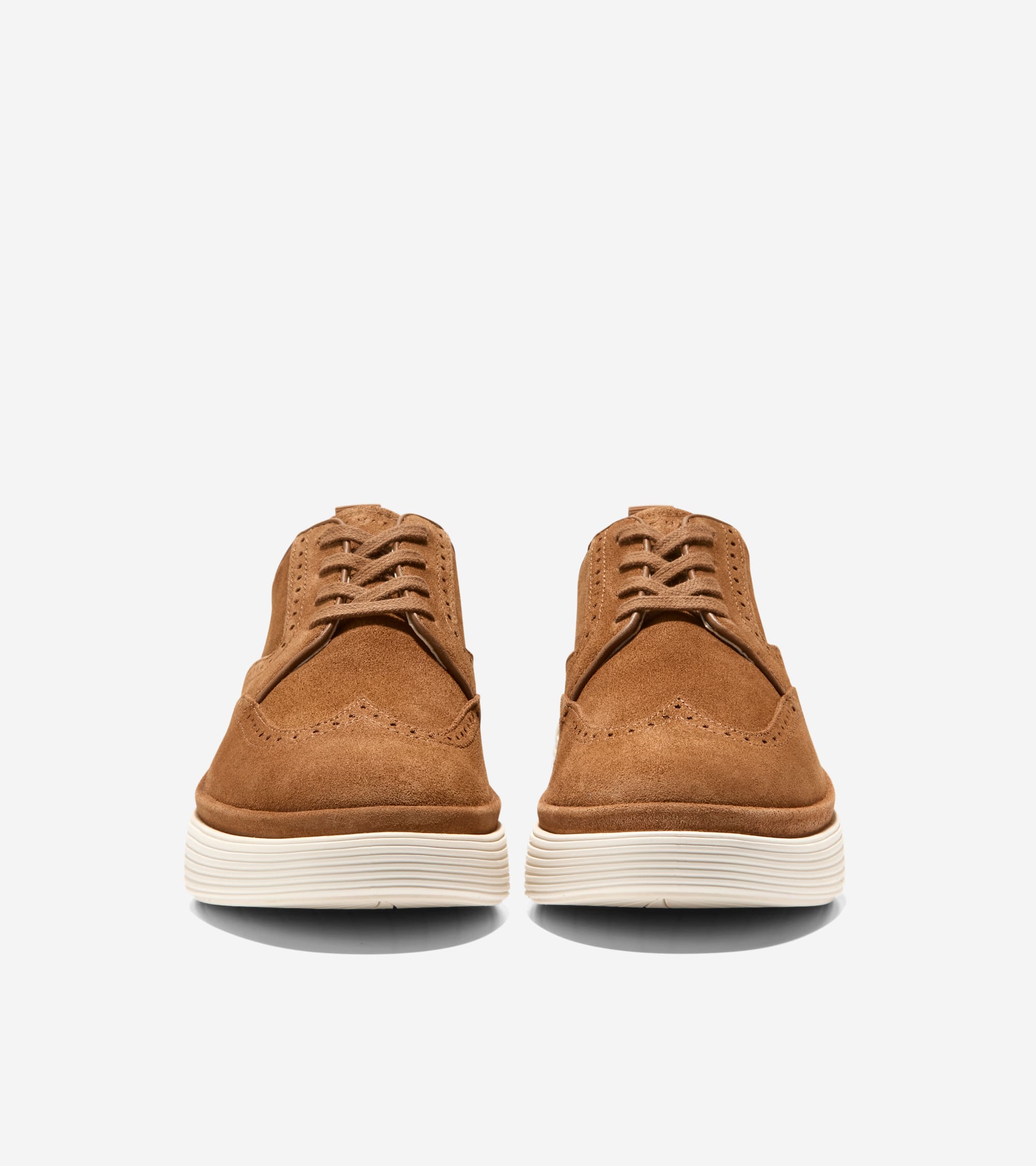 Women's ØriginalGrand City Platform Wingtip Oxfords in Brown
