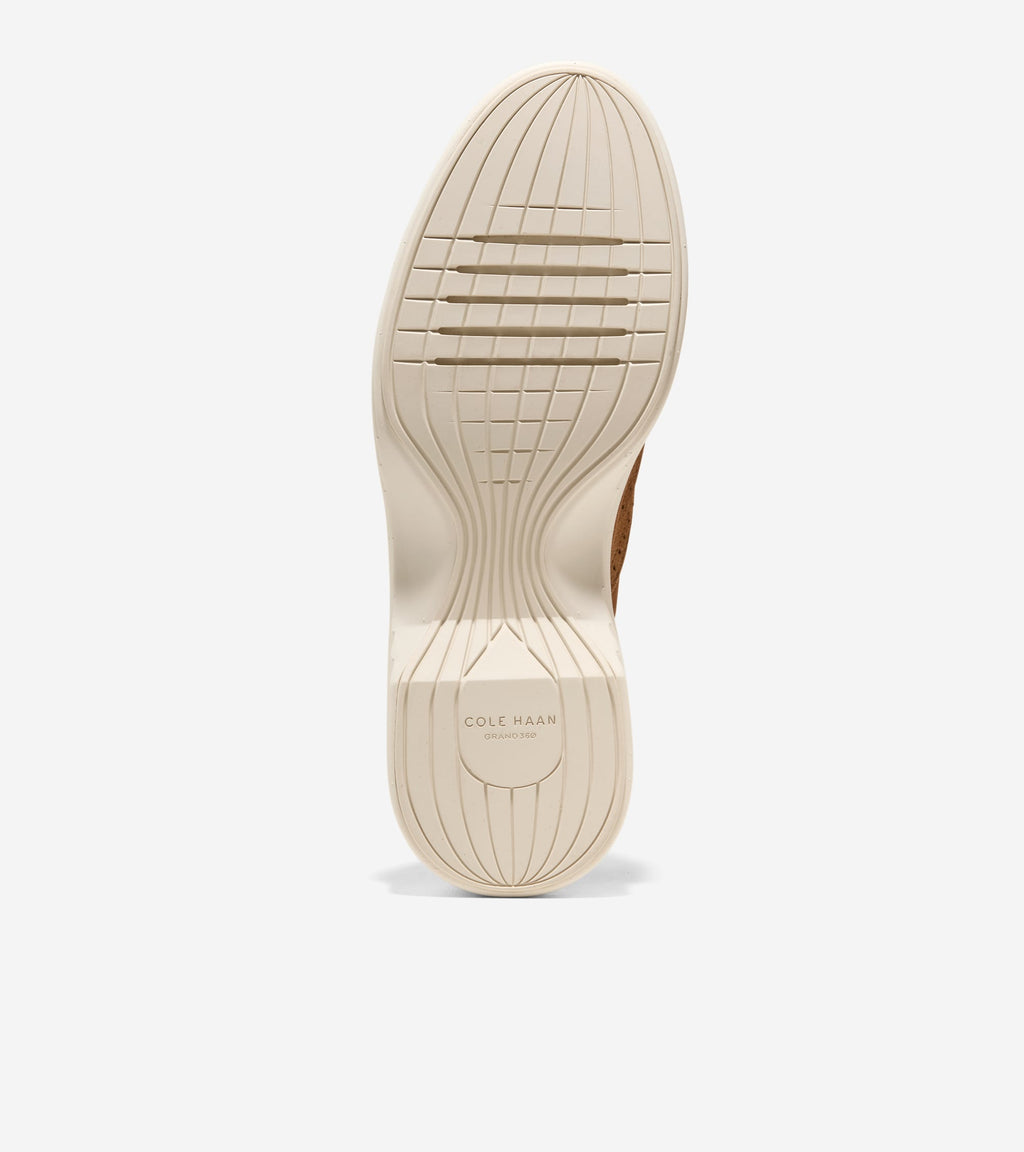 Women's ØriginalGrand City Platform Wingtip Oxfords-Tobacco