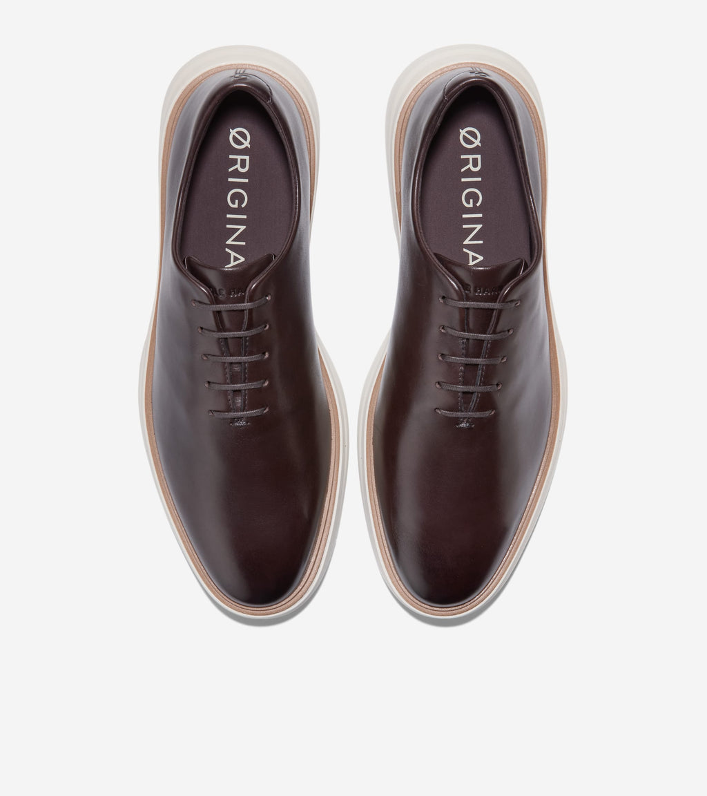 Men's ØriginalGrand CitySpectre Wholecut Oxfords-Dark Chocolate-Silver Birch