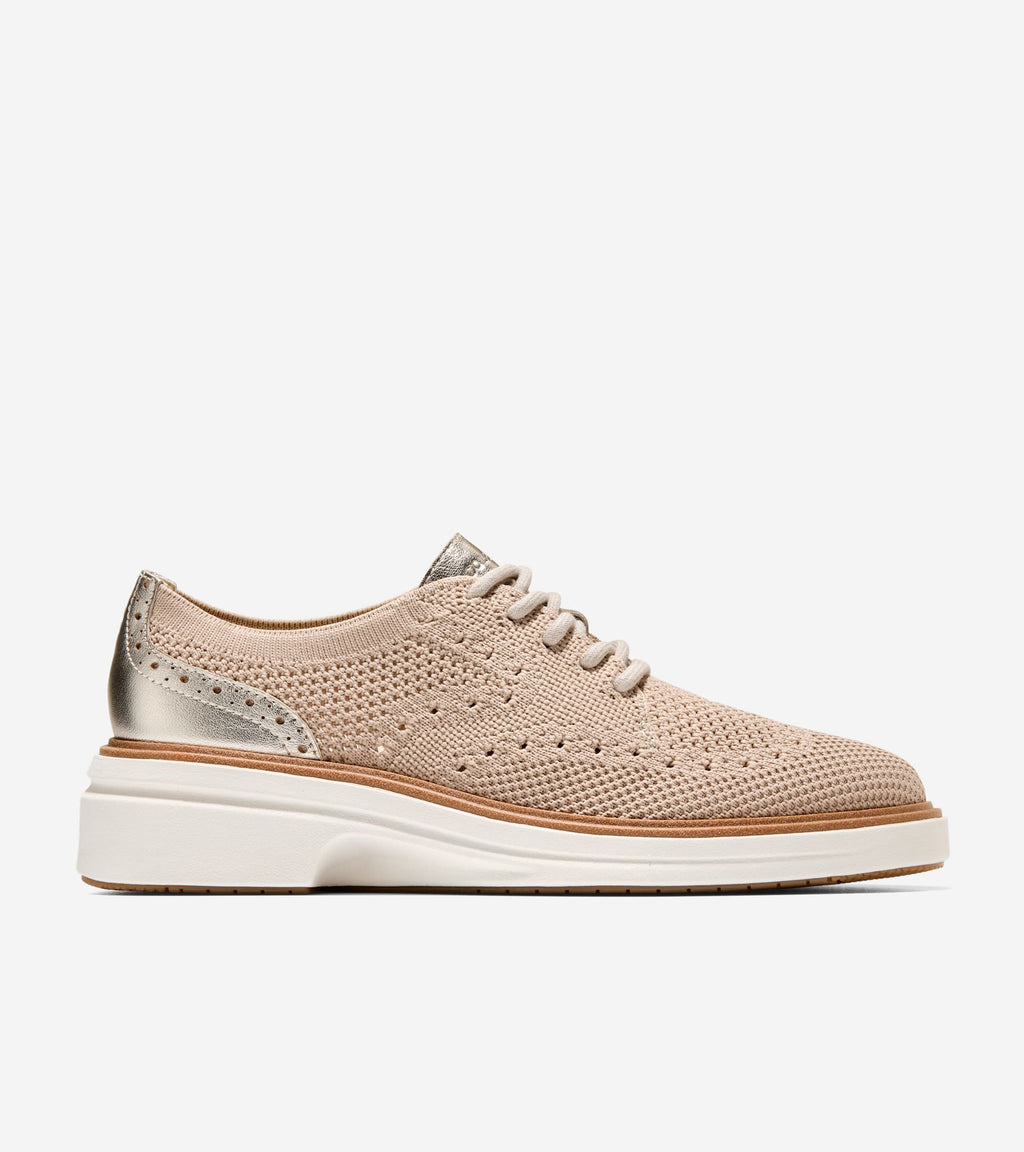 Women's ØriginalGrand CitySpectre Oxfords-Light Sesame-Soft Gold
