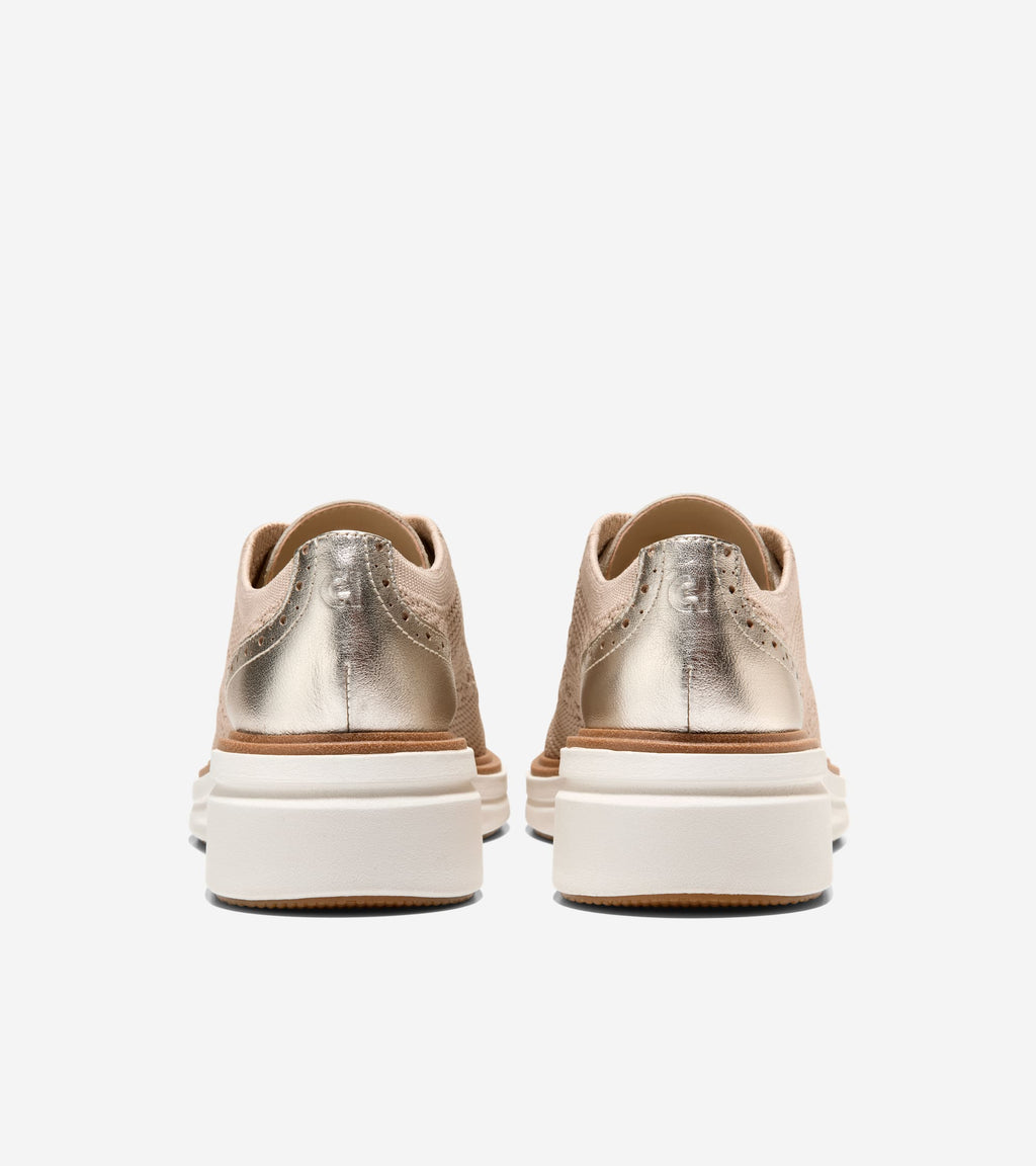 Women's ØriginalGrand CitySpectre Oxfords-Light Sesame-Soft Gold
