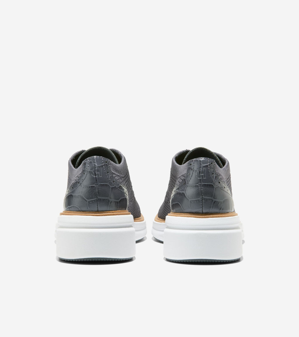 Women's ØriginalGrand CitySpectre Stitchlite™ Oxfords-Blackened Pearl-Croc Print