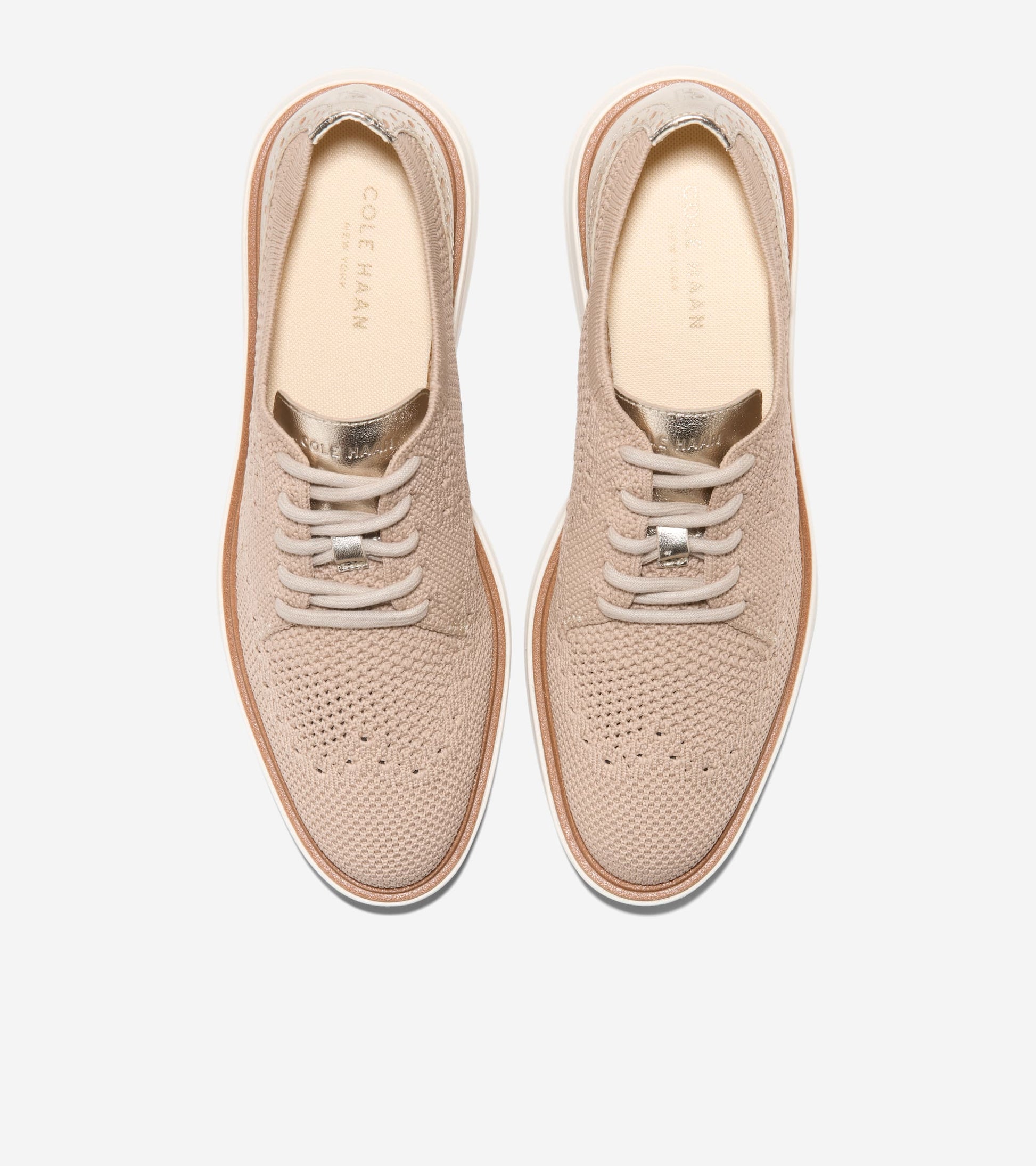 Women's ØriginalGrand CitySpectre Oxfords-Light Sesame-Soft Gold
