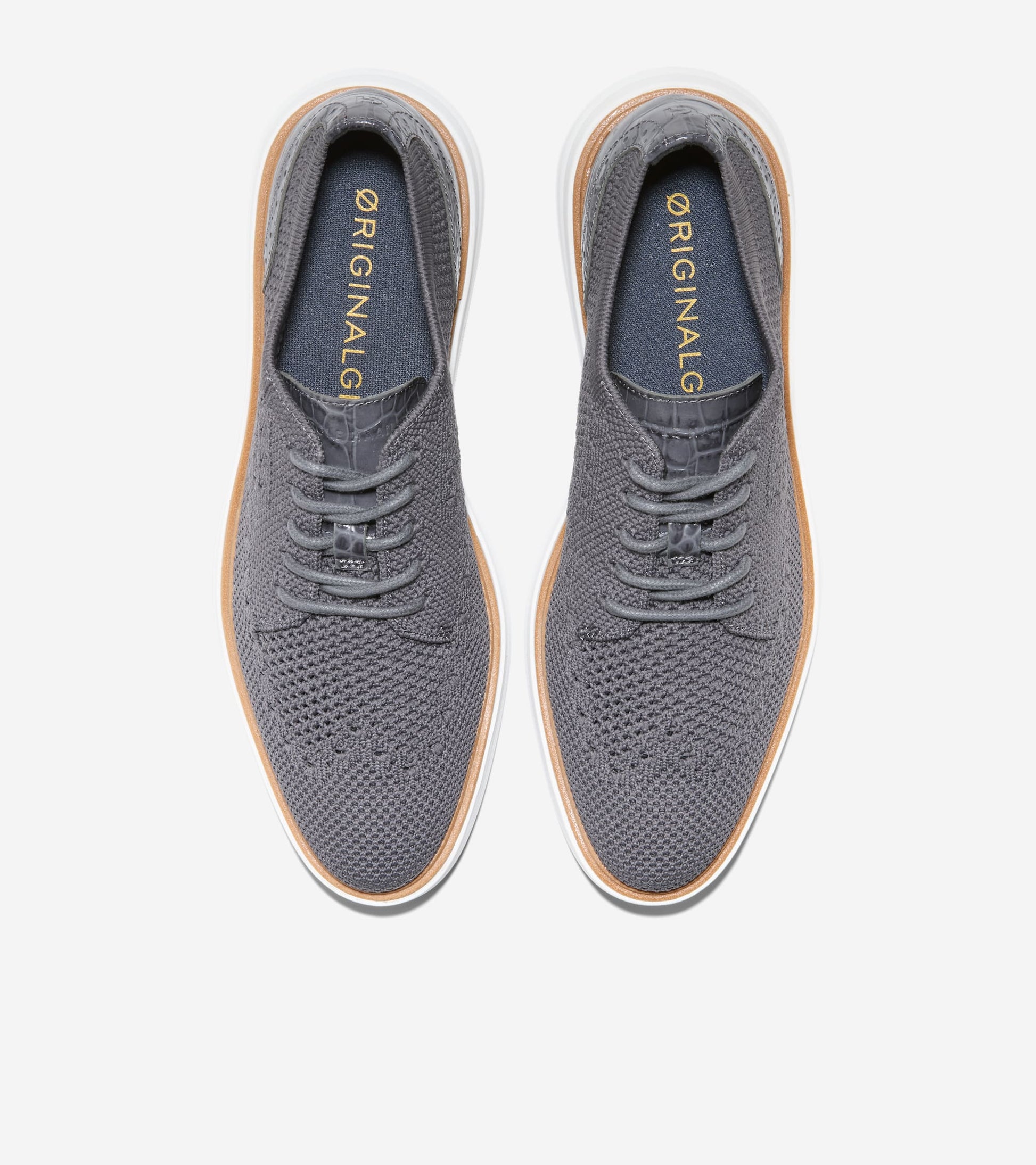 Women's ØriginalGrand CitySpectre Stitchlite™ Oxfords-Blackened Pearl-Croc Print