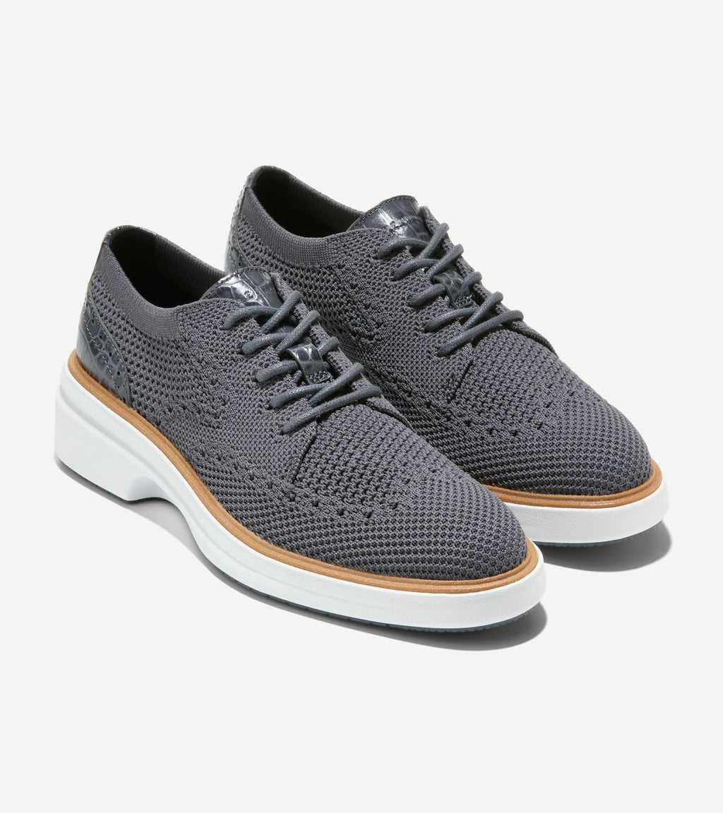 Women's ØriginalGrand CitySpectre Stitchlite™ Oxfords-Blackened Pearl-Croc Print