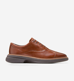 Cole Haan Men's Original Grand Cityspectre Cap Toe Oxfords - British Tan-Java