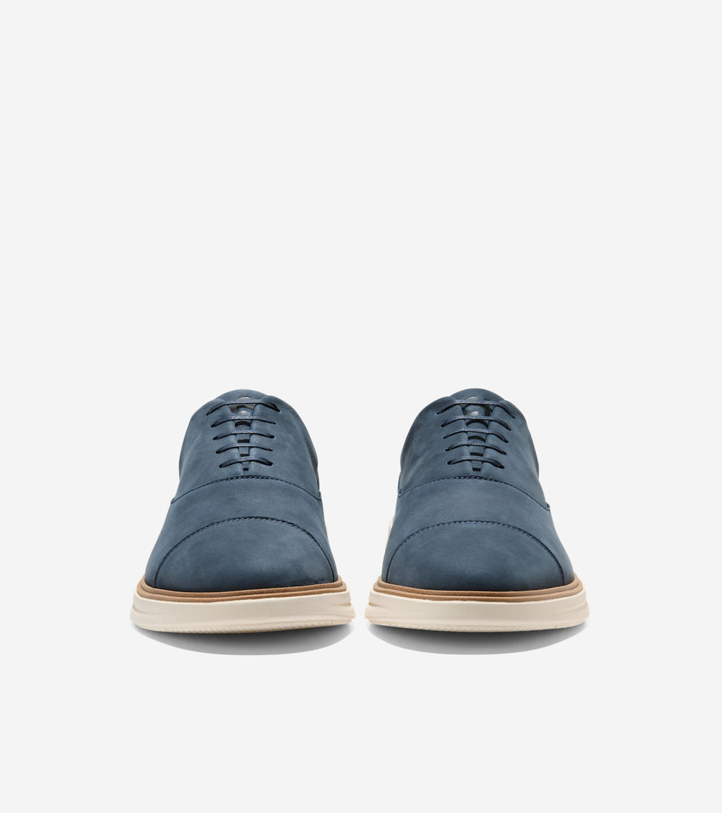 Men's ØriginalGrand CitySpectre Cap Toe Oxfords-Navy Blazer-Natural-Angora
