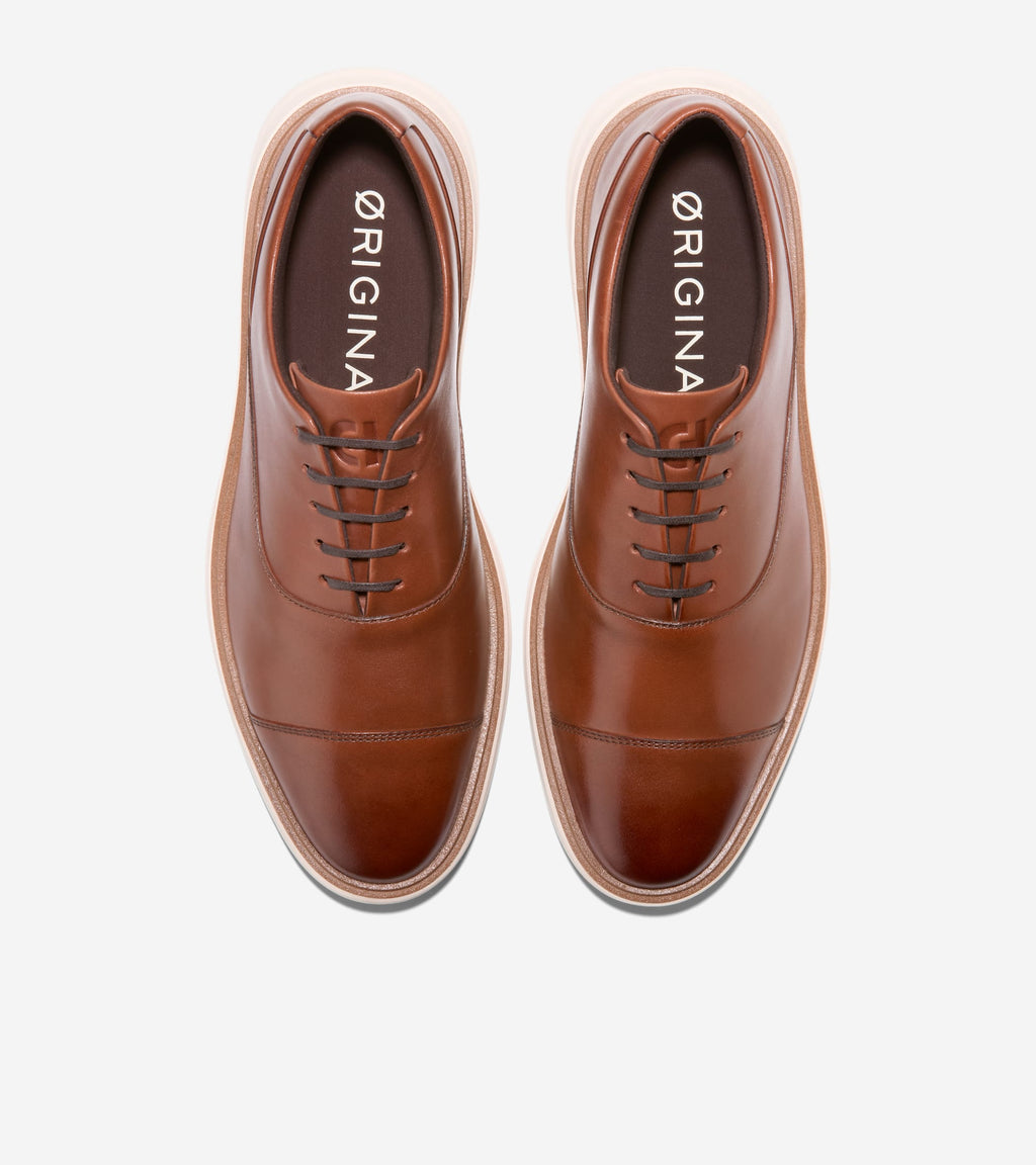 Men's ØriginalGrand CitySpectre Captoe Oxfords-Woodbury-Natural-Ivory