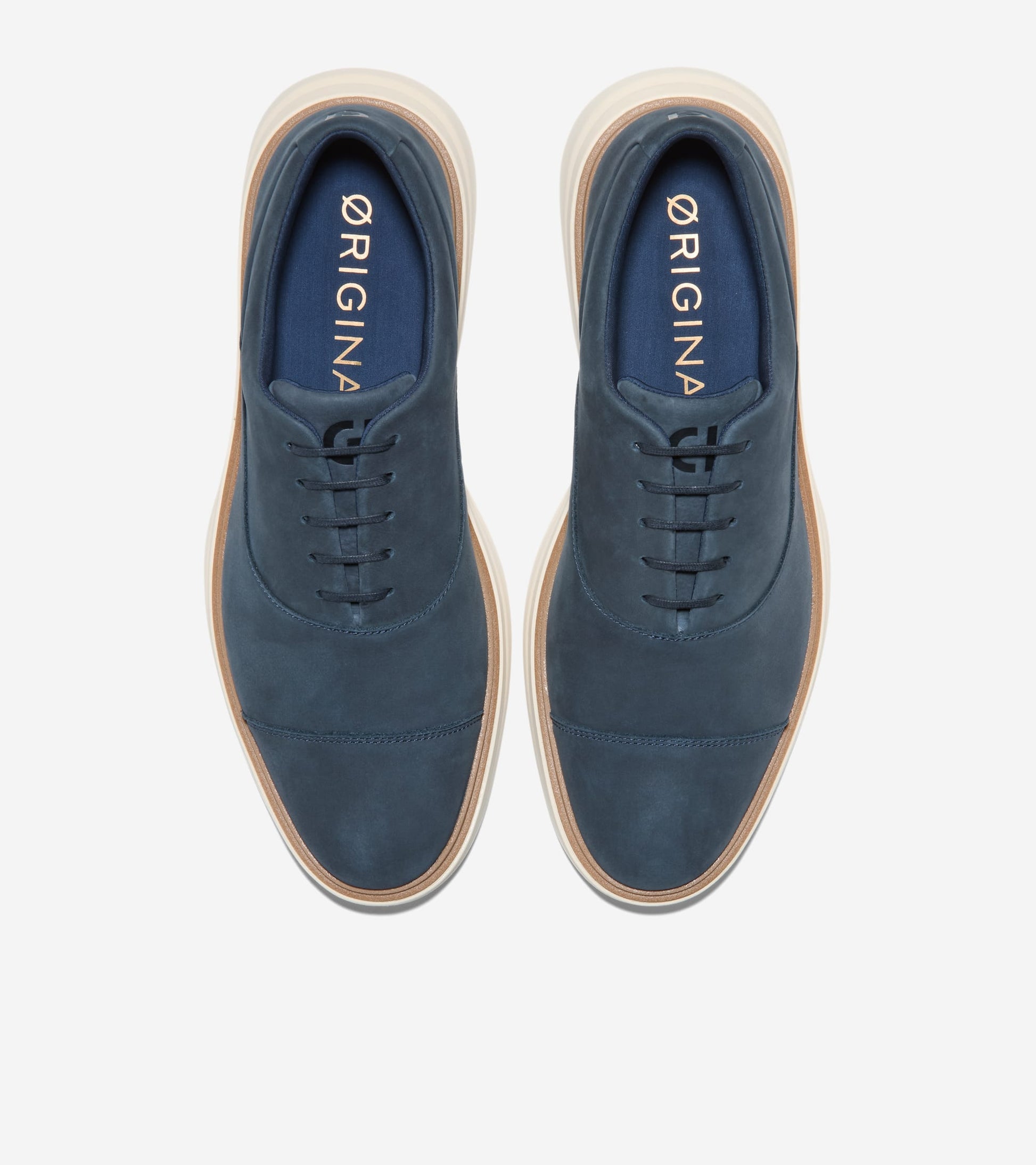 Men's ØriginalGrand CitySpectre Cap Toe Oxfords-Navy Blazer-Natural-Angora