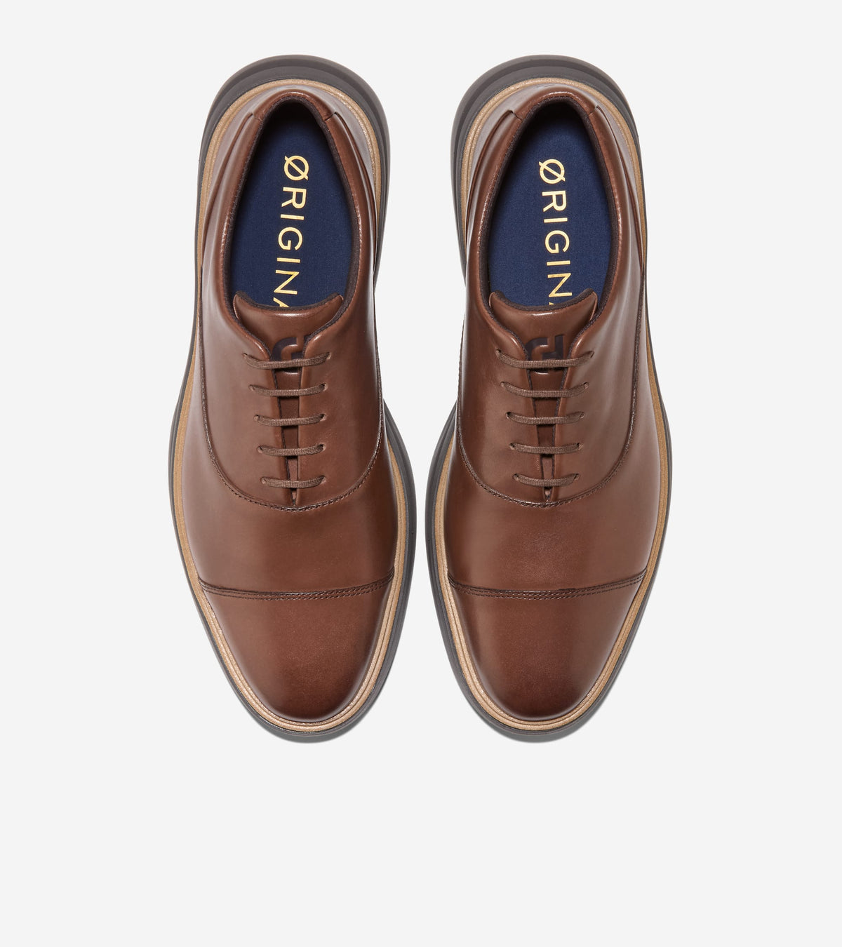 Men's ØriginalGrand CitySpectre Cap Toe Oxfords-Chestnut-Dark Natural-Java