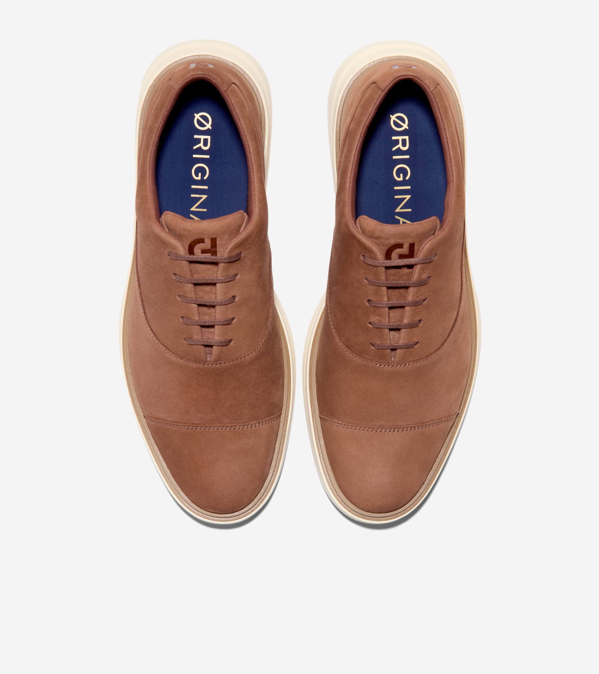 Men's ØriginalGrand CitySpectre Cap Toe Oxfords in Brown | Cole Haan