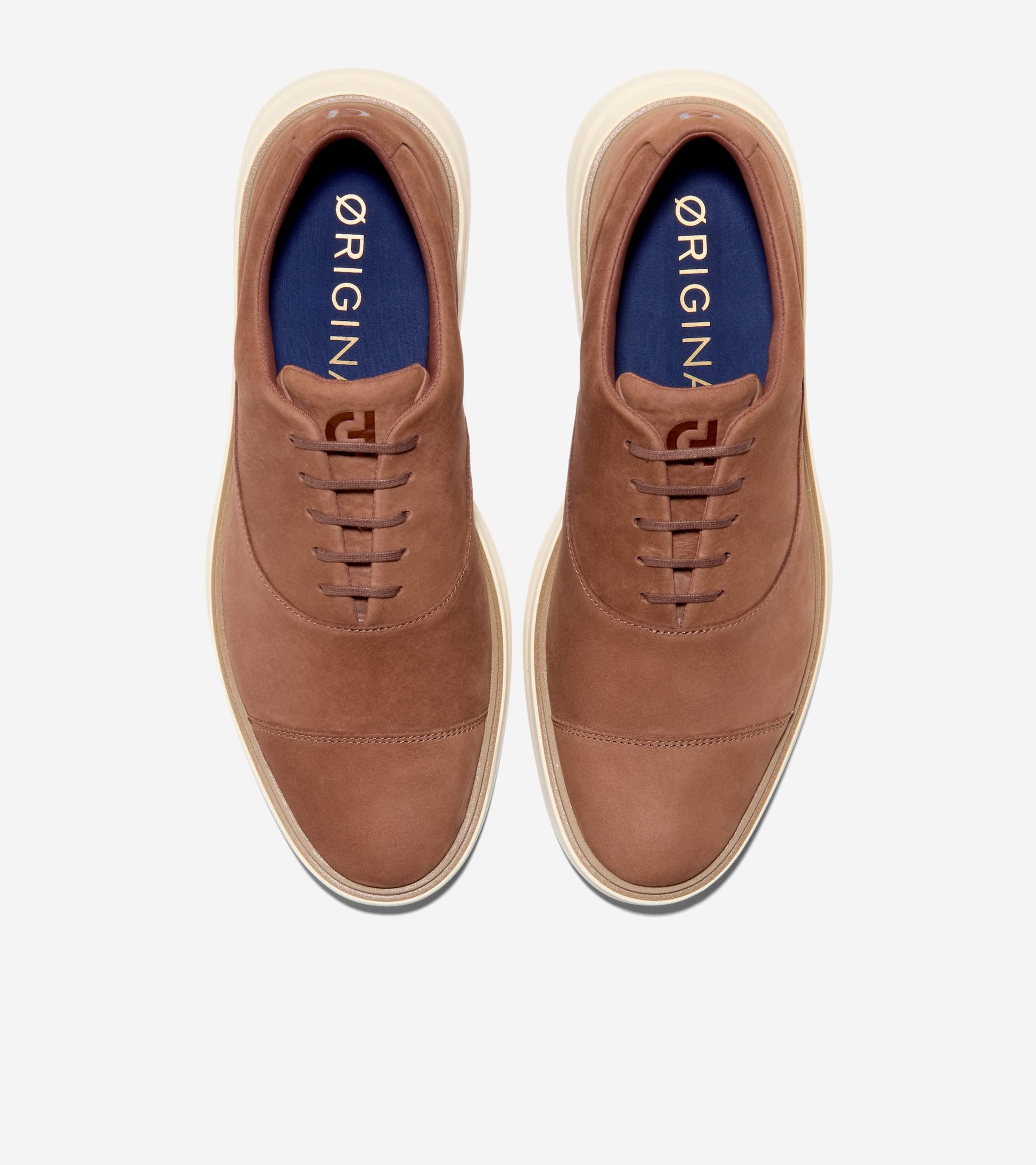 Men's ØriginalGrand CitySpectre Cap Toe Oxfords-Dark Sequoia-Natural-Angora