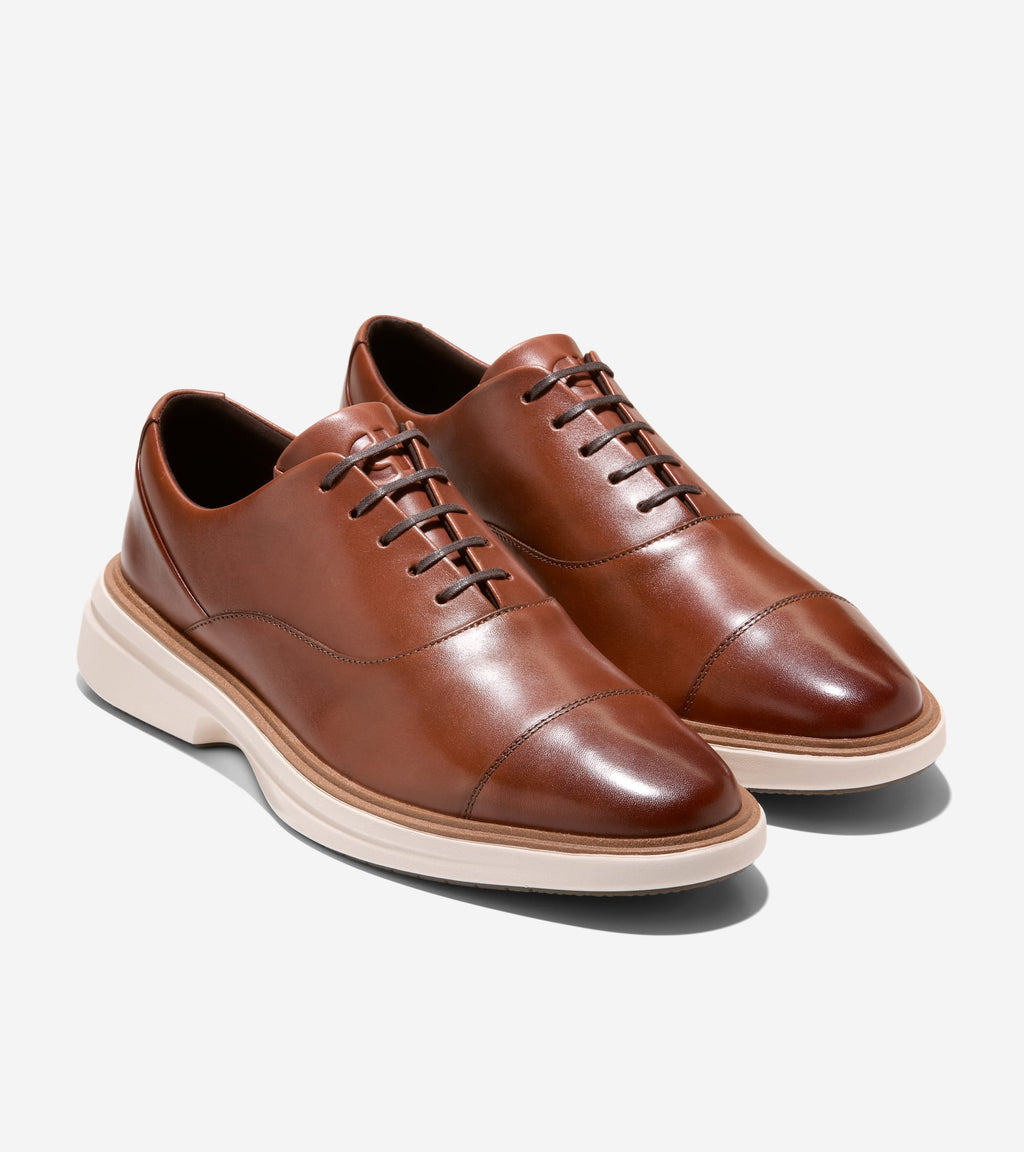 Men's ØriginalGrand CitySpectre Captoe Oxfords-Woodbury-Natural-Ivory