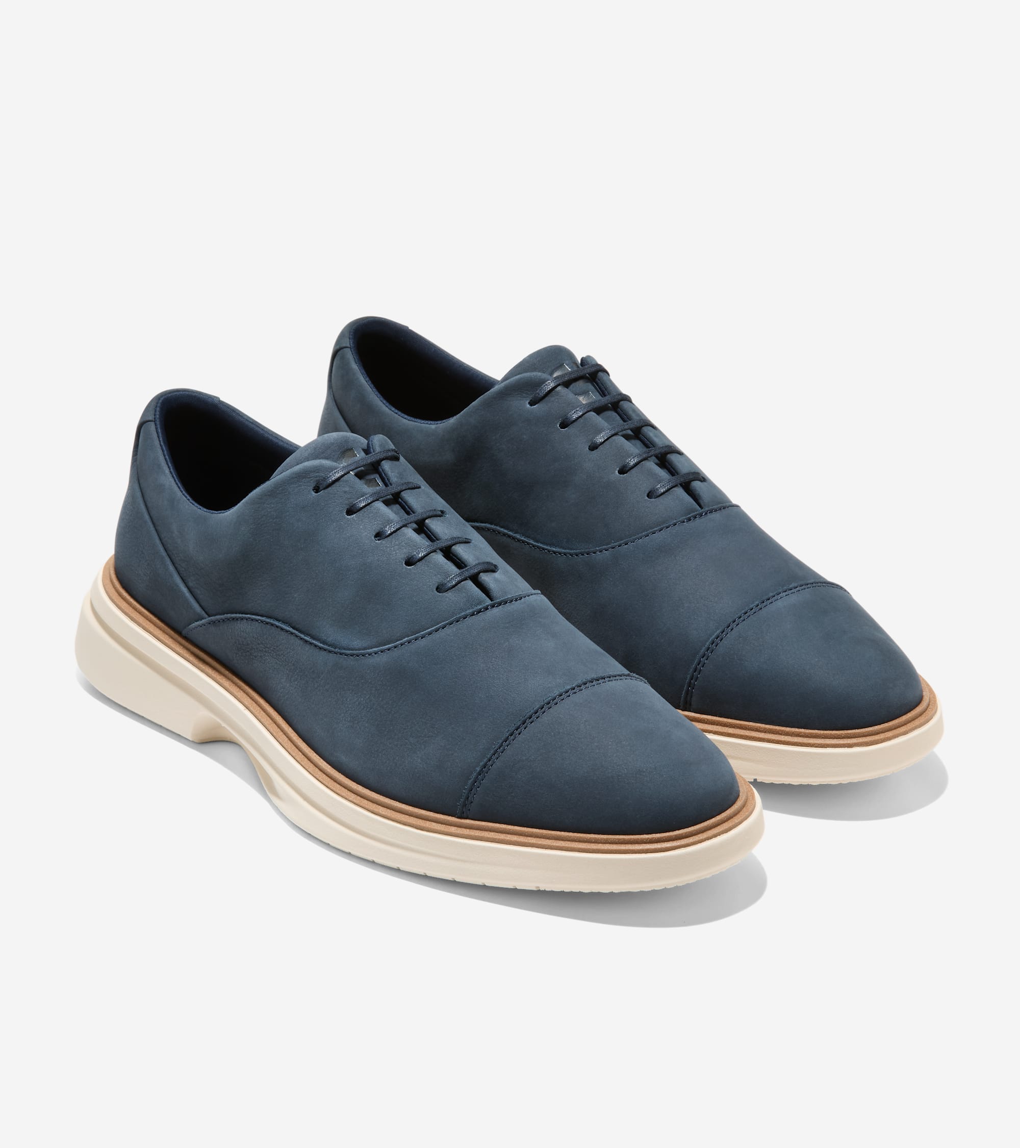 COLE HAAN GRAND 360 スニーカー ネイビー 8.5 Men's ØriginalGrand CitySpectre Cap Toe Oxfords in Blue | Cole Haan