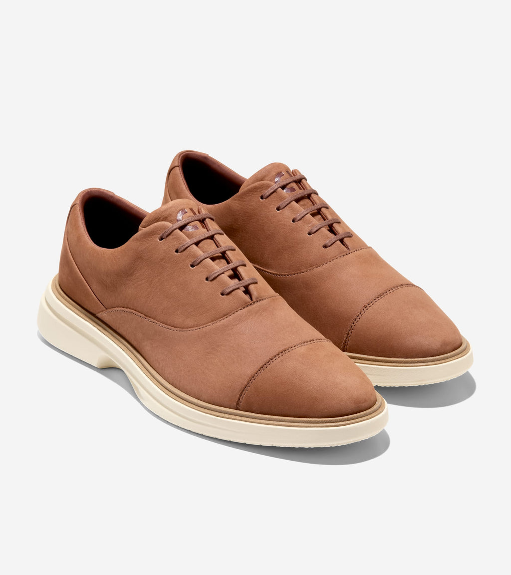 Men's ØriginalGrand CitySpectre Cap Toe Oxfords-Dark Sequoia-Natural-Angora