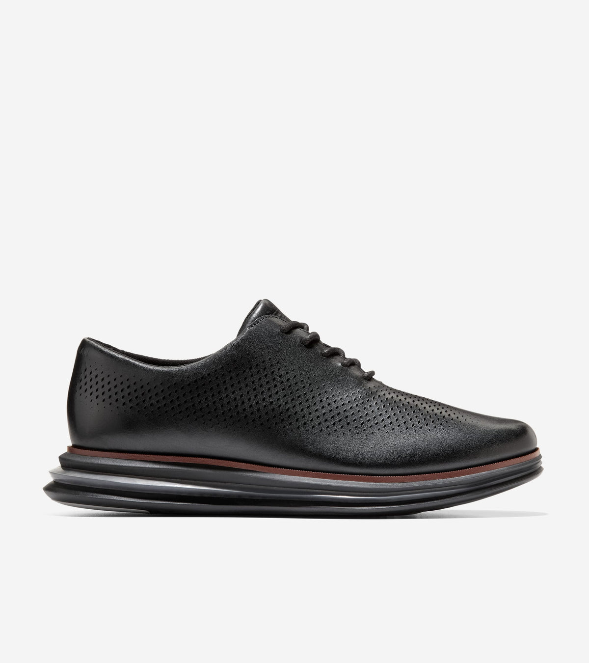 Men's ØriginalGrand Energy One Laser Oxfords-Black-Ultimate Gray