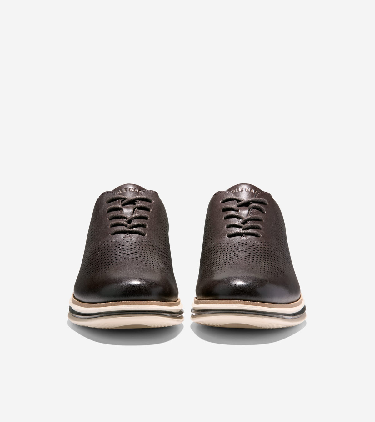 Men's ØriginalGrand Energy One Laser Oxfords-Dark Chocolate-Truffle-Ivory