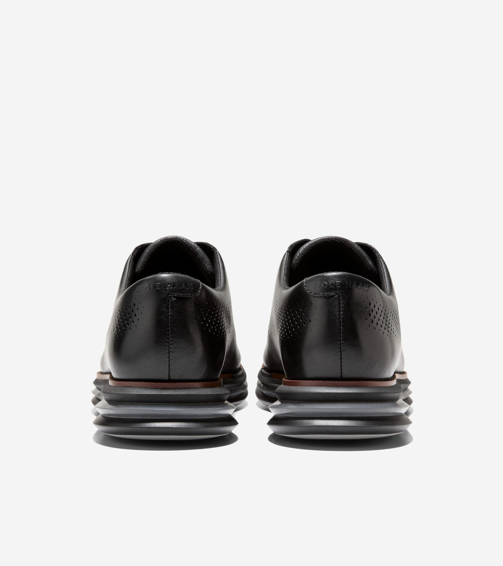 Men's ØriginalGrand Energy One Laser Oxfords-Black-Ultimate Gray