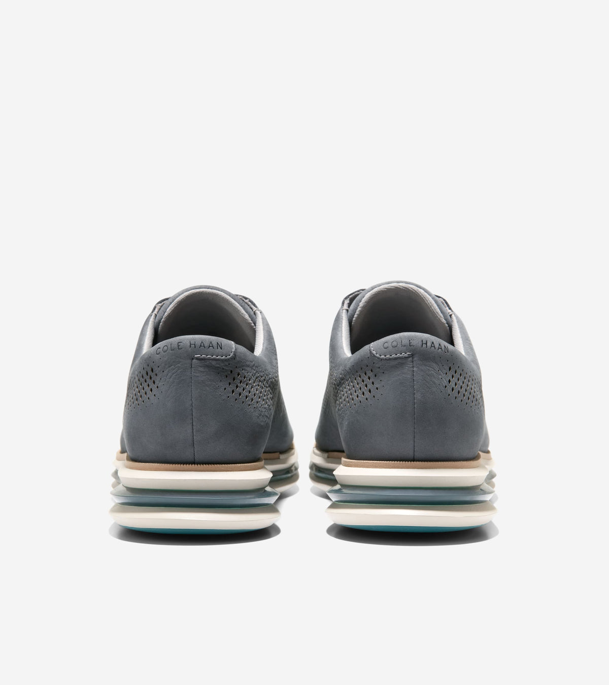 Men's ØriginalGrand Energy One Laser Oxfords-Gray Pinstripe-Mediterreanea