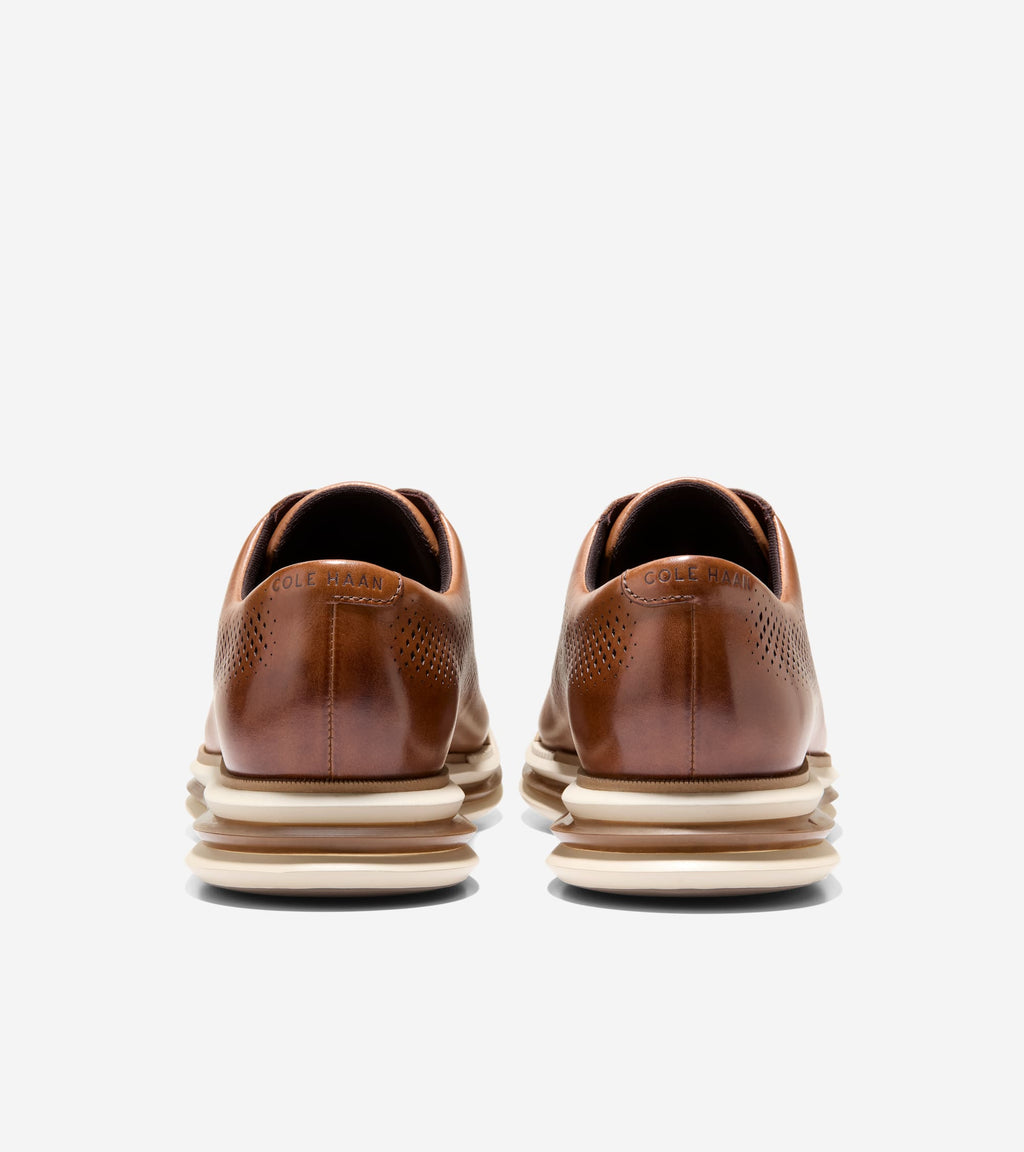 Men's ØriginalGrand Energy One Laser Oxfords-British Tan-Irish Coffee-Ivory
