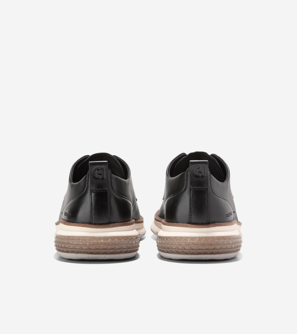 Men's ØriginalGrand Energyweave Plain Toe Oxfords-Black-Ivory