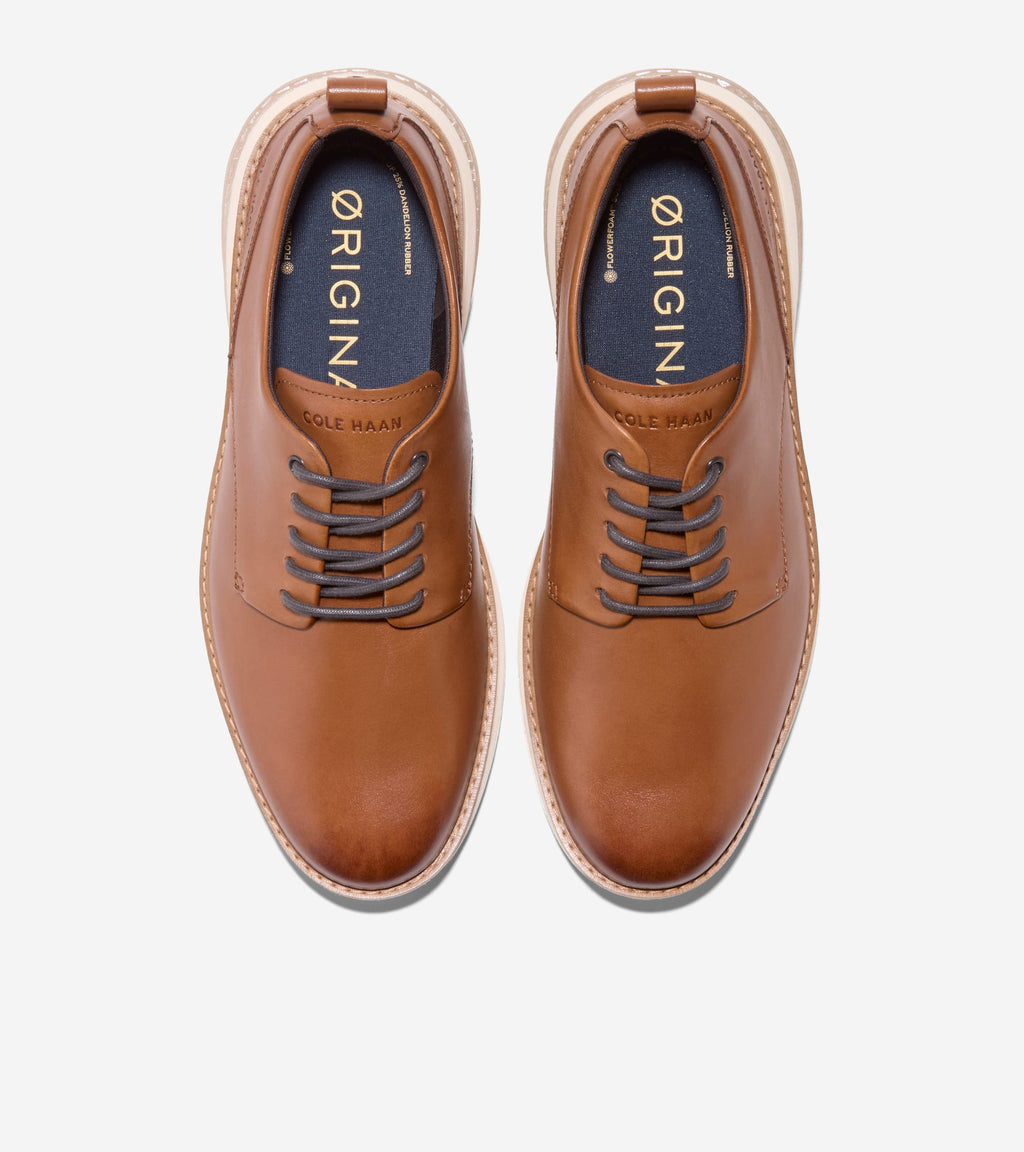 Men's ØriginalGrand Energyweave Plain Toe Oxfords-British Tan-Ivory