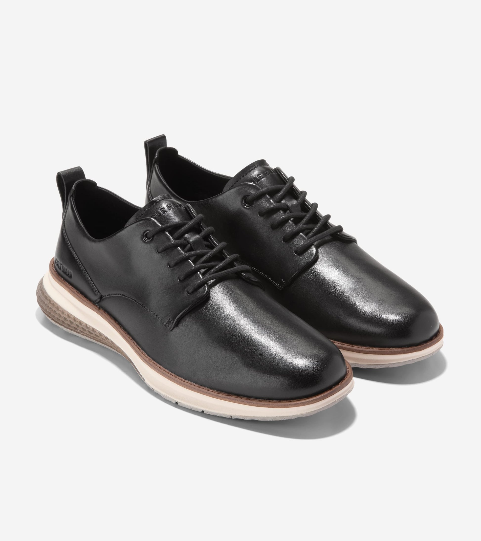 Men's ØriginalGrand Energyweave Plain Toe Oxfords-Black-Ivory