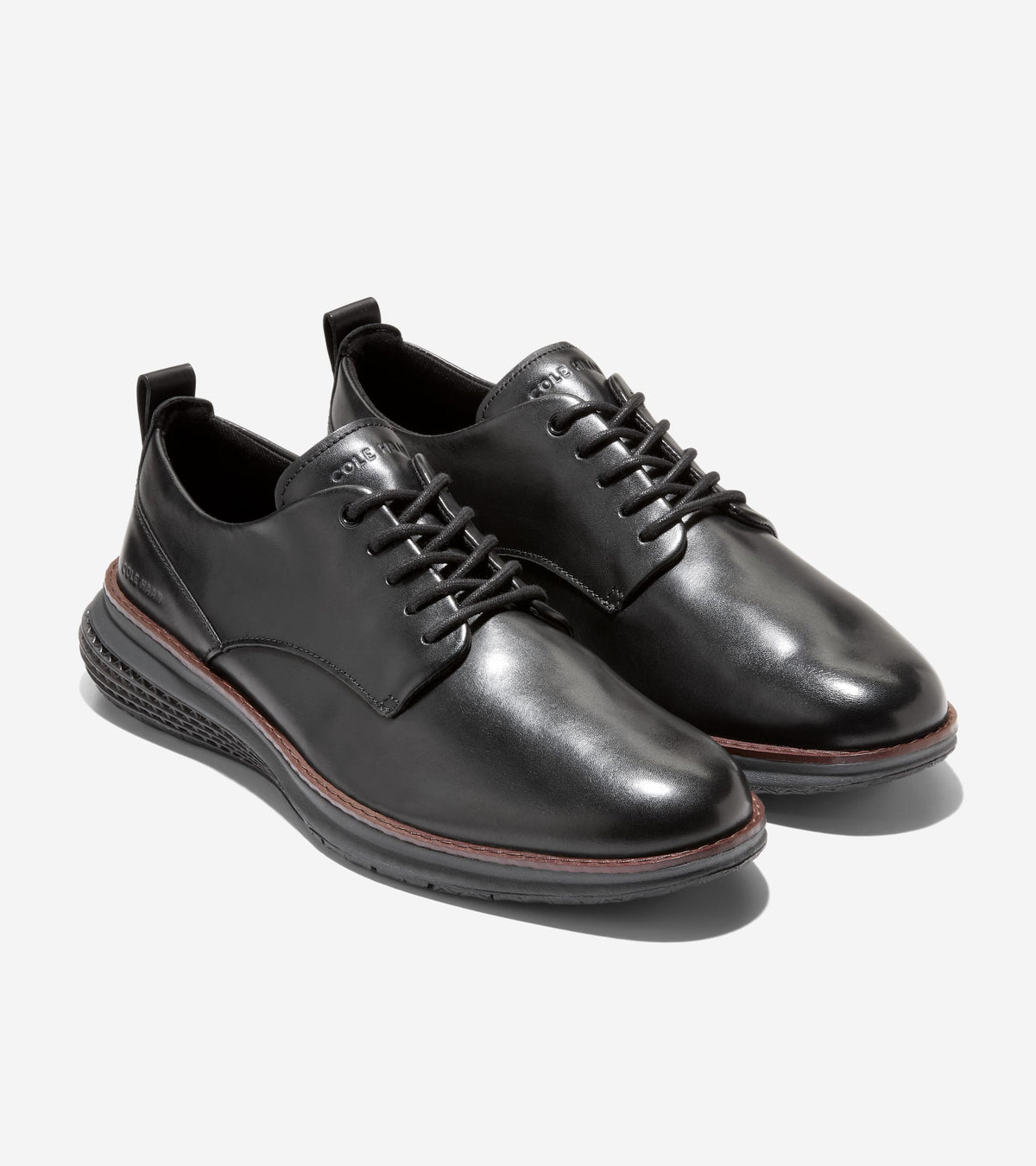 Men's ØriginalGrand Energyweave Plain Toe Oxfords-Black-Bloodstone