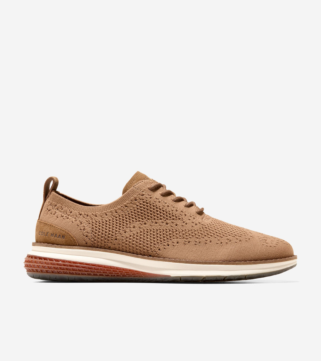 Men's ØriginalGrand Energyweave Stitchlite™ Wingtip Oxfords-Toasted Coconut-Arabian Spice