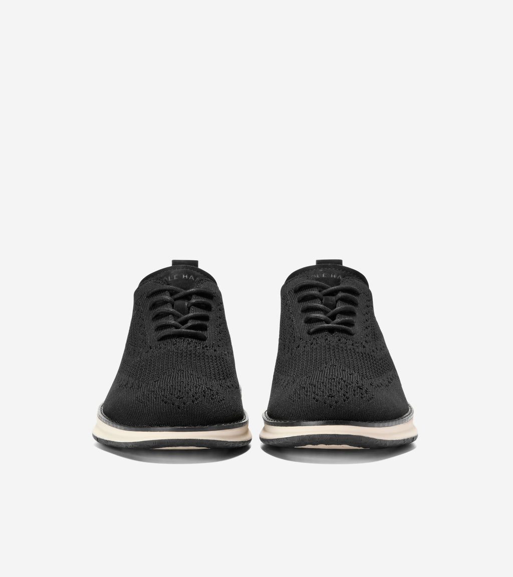 Men's ØriginalGrand Energyweave Stitchlite™ Wingtip Oxfords-Black-Ivory