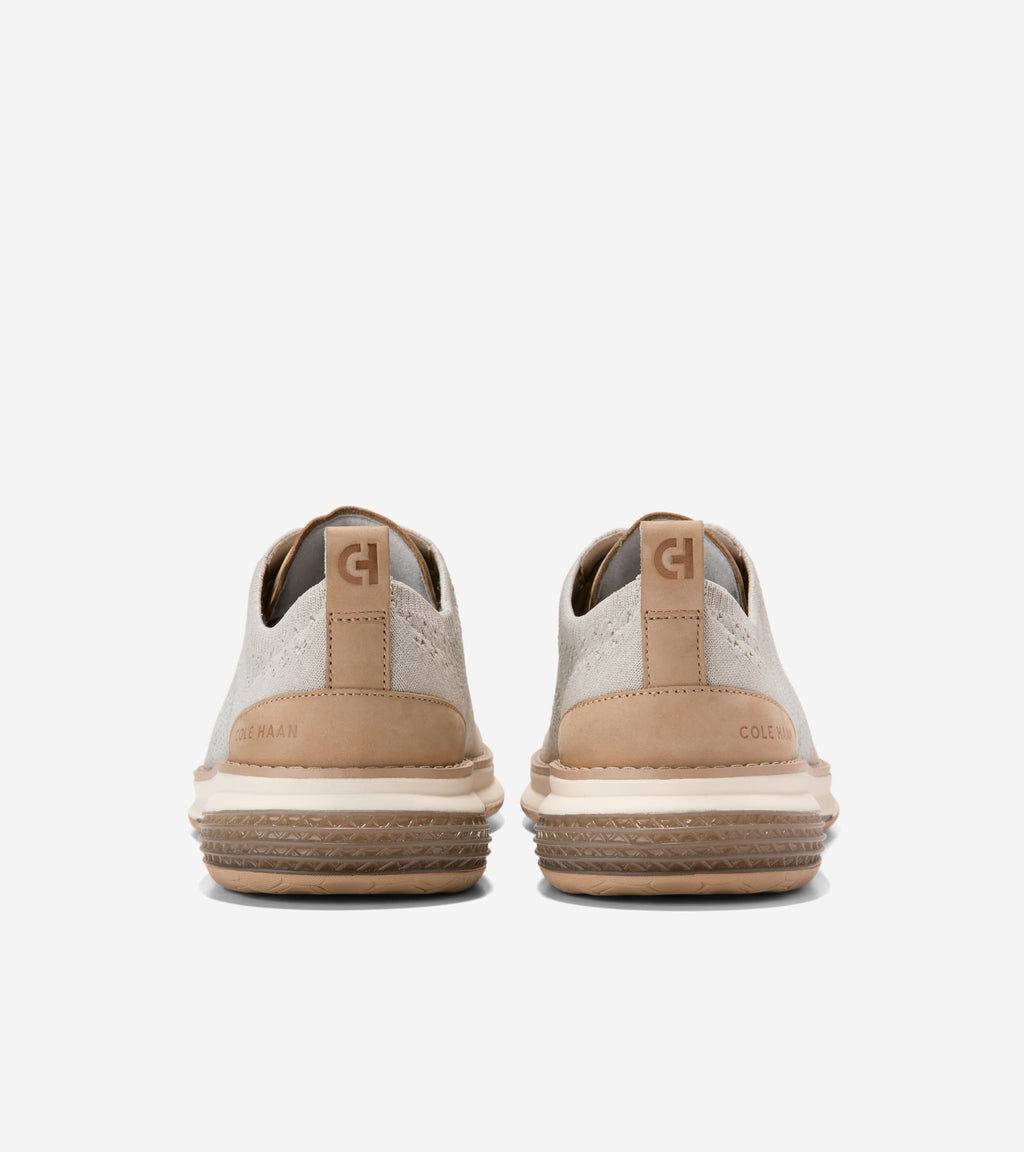 Men's ØriginalGrand Energyweave Stitchlite™ Wingtip Oxfords-Oyster Mushroom-Oxford Tan