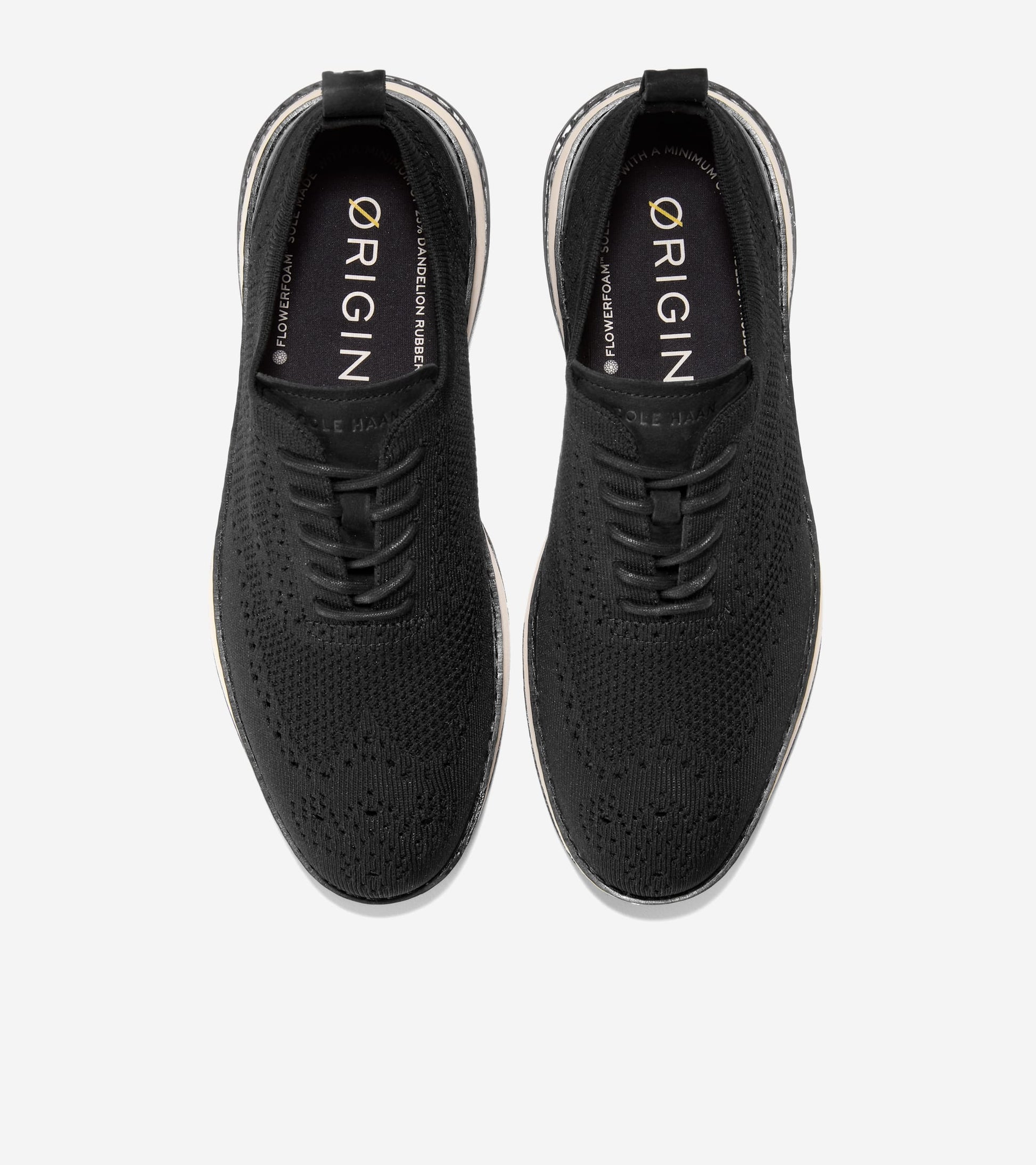 Men's ØriginalGrand Energyweave Stitchlite™ Wingtip Oxfords-Black-Ivory