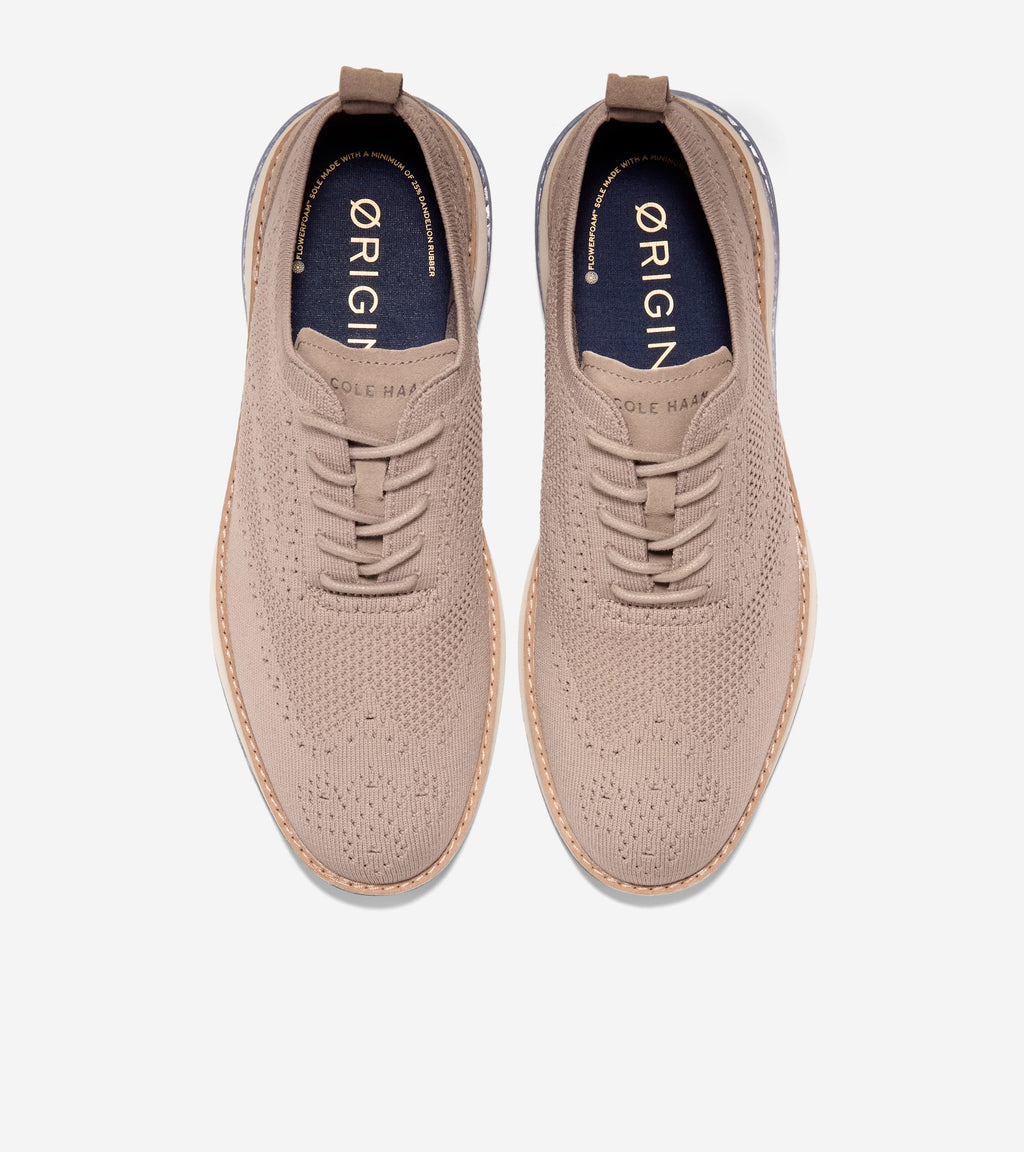Men's ØriginalGrand Energyweave Stitchlite™ Wingtip Oxfords-Irish Coffee-Blue Blizzard