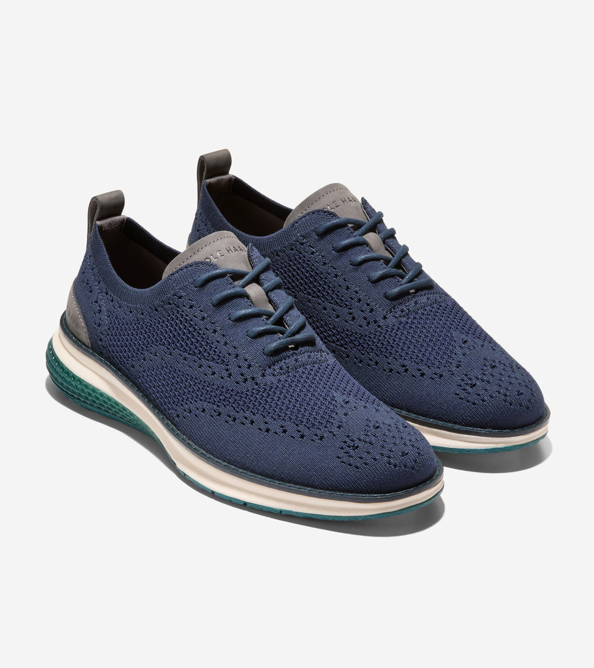 Cole Haan Shoe Mens 14 Blue Original Grand Stitchlite Knit Wingtip Oxford C37195 Men main image 2