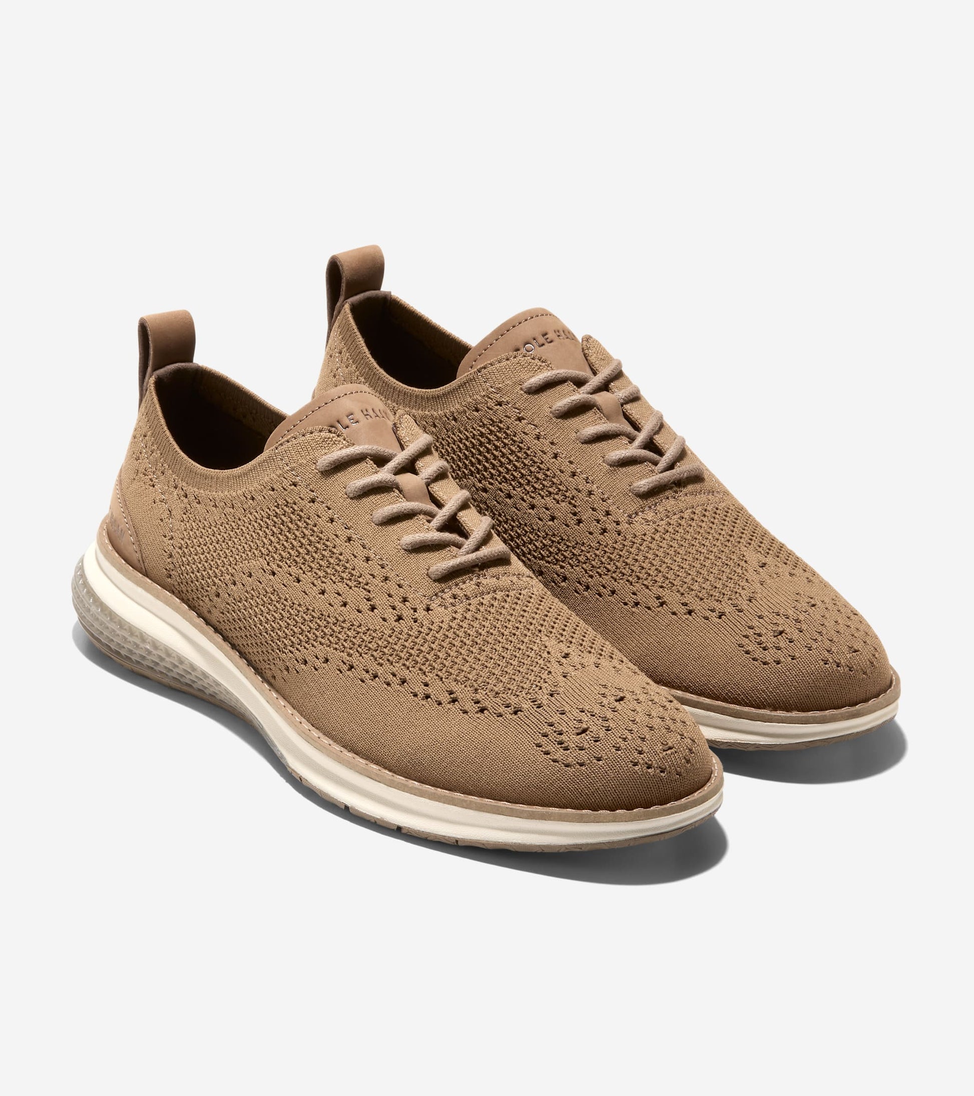 Men's ØriginalGrand Energyweave Stitchlite™ Wingtip Oxfords-Light Whiskey-Redwood-Ivory