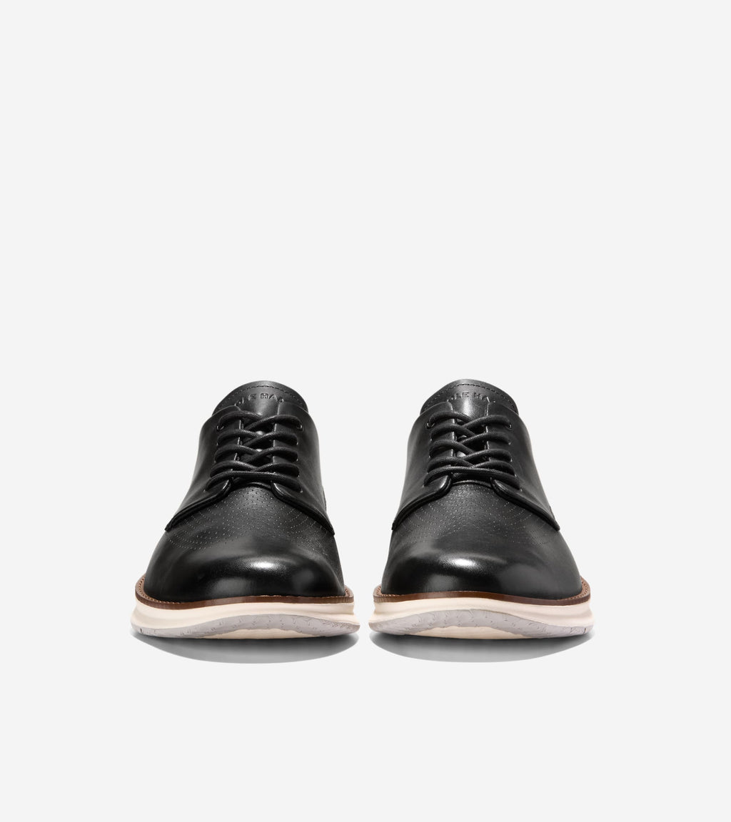 Men's ØriginalGrand Energyweave Perforated Plain Toe Oxfords-Black-Ivory-Paloma