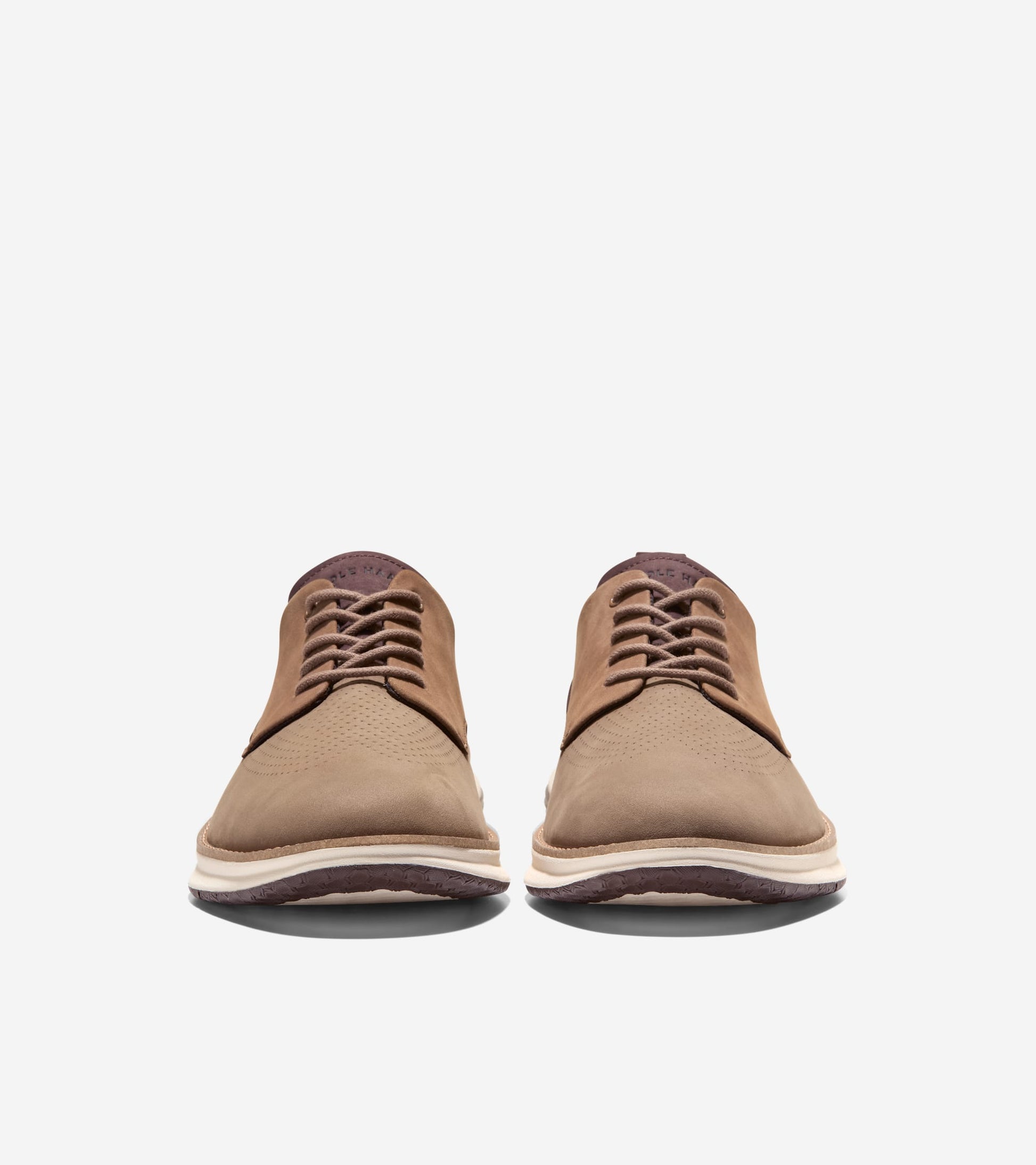 Men's ØriginalGrand Energyweave Perforated Plain Toe Oxfords-Light Whiskey-Dark Chocolate