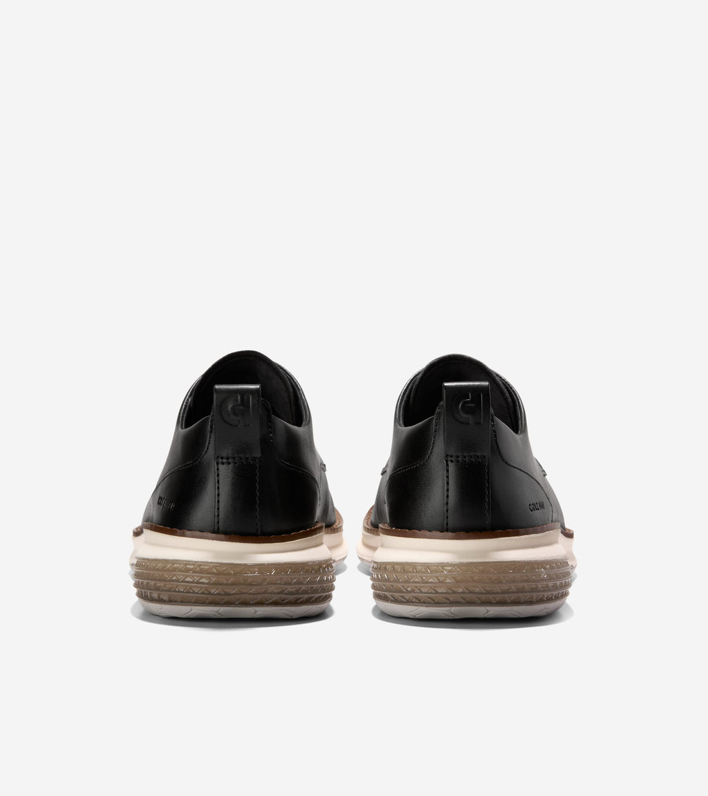 Men's ØriginalGrand Energyweave Perforated Plain Toe Oxfords-Black-Ivory-Paloma