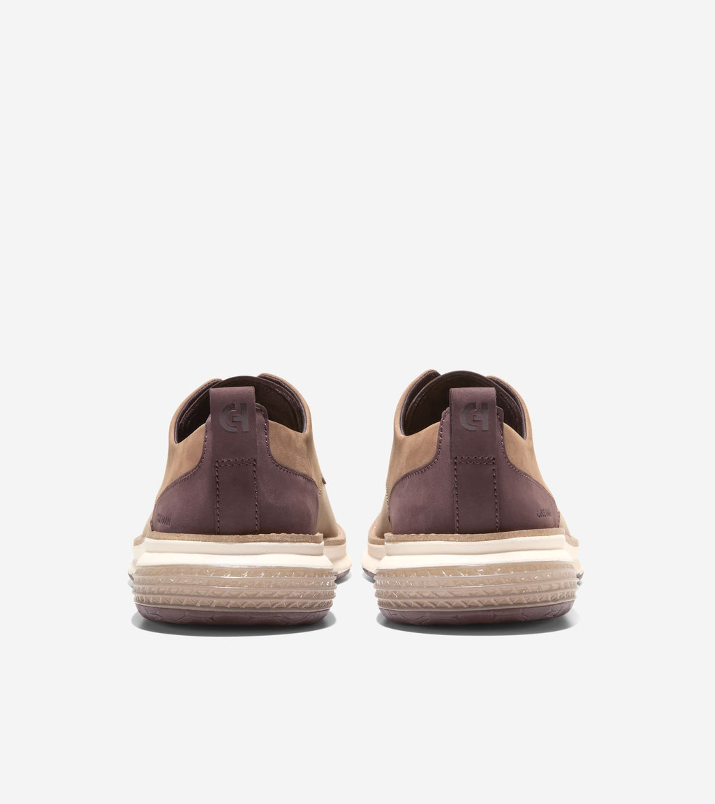 Men's ØriginalGrand Energyweave Perforated Plain Toe Oxfords-Light Whiskey-Dark Chocolate