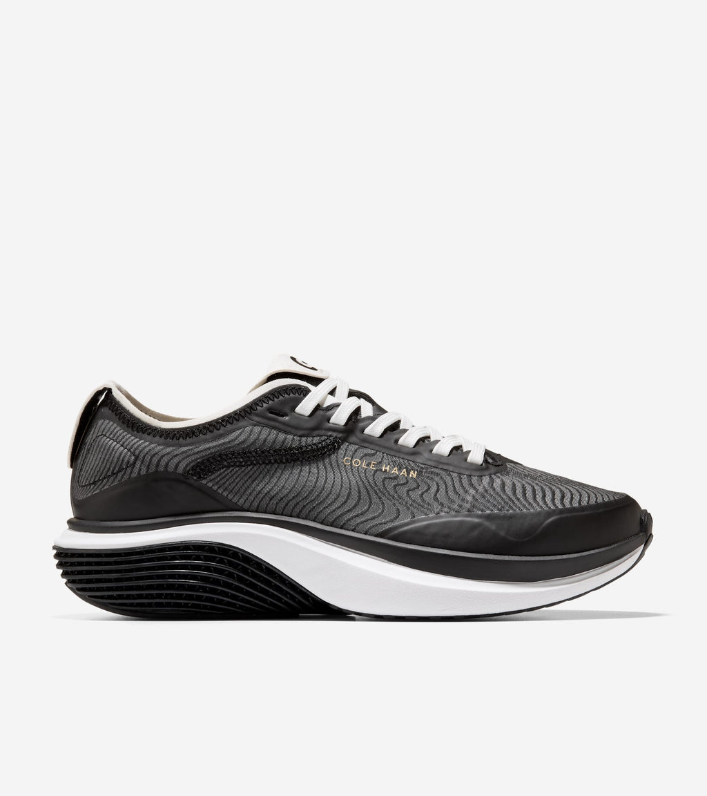 Women's ØriginalGrand SkyWeave™ Everarc Running Sneakers-Black-White