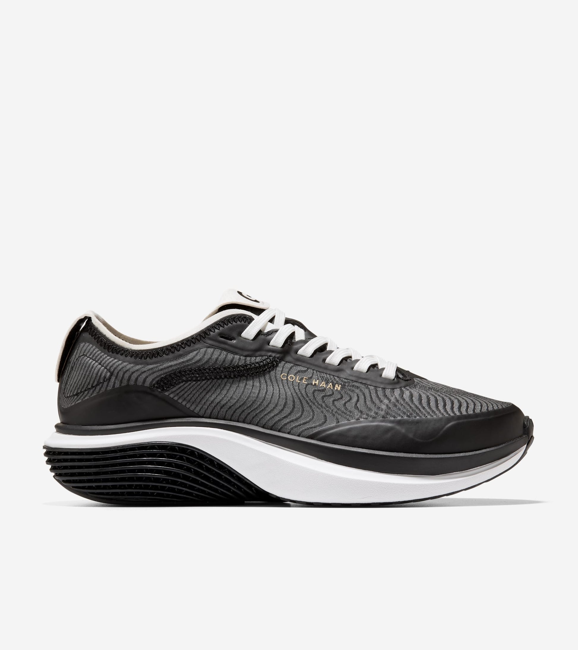 Women's ØriginalGrand SkyWeave™ Everarc Running Sneakers-Black-White