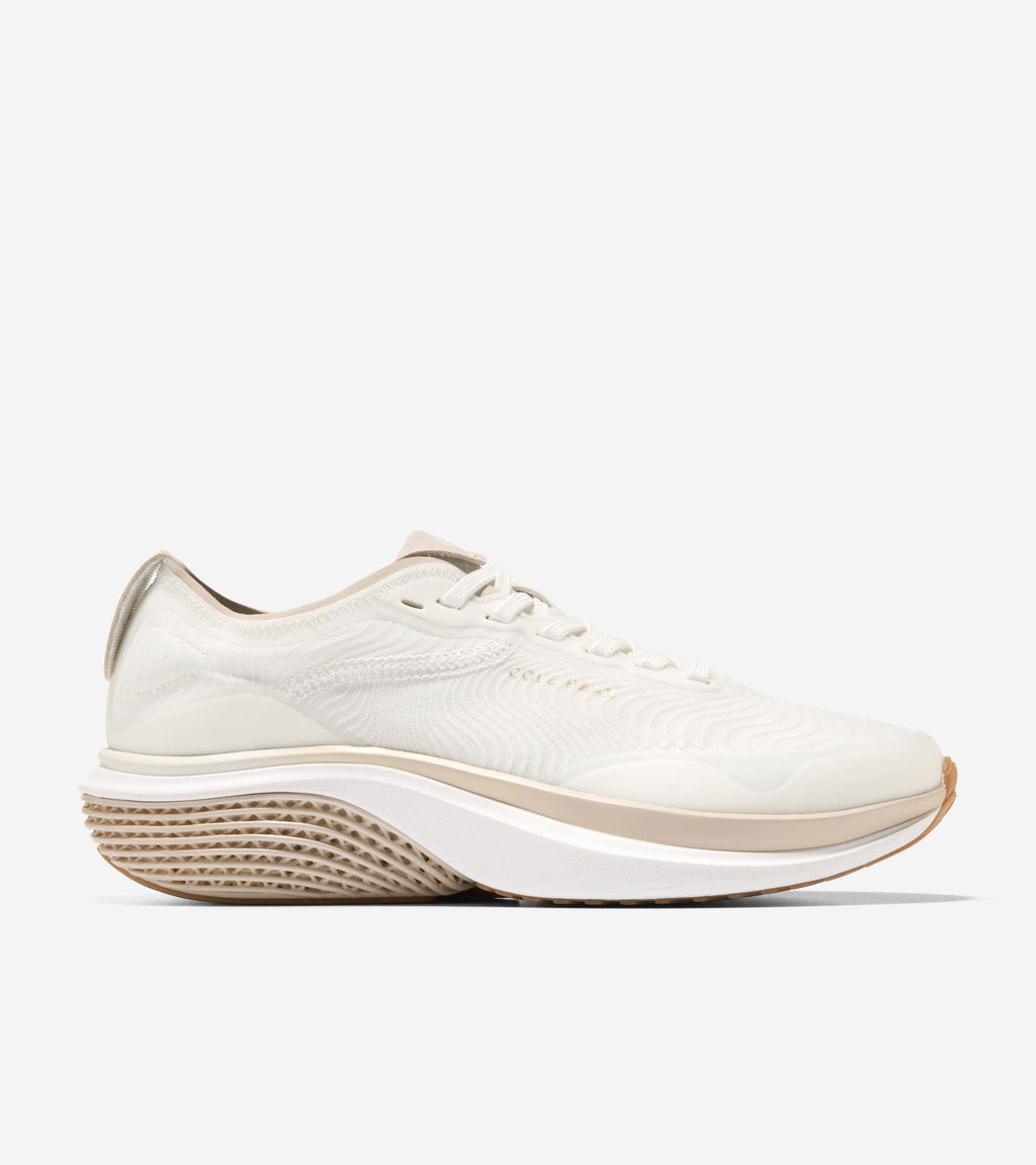Women's ØriginalGrand SkyWeave™ Everarc Running Sneakers-White-Ivory-Ancient Scroll