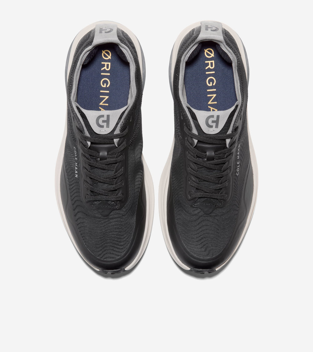 Men's ØriginalGrand SkyWeave™ Everarc Running Sneakers-Black-Ultimate Gray-Silver
