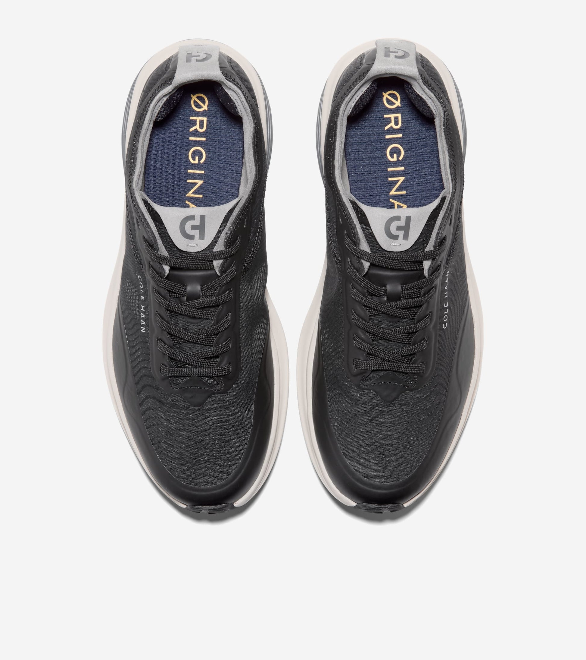 Men's ØriginalGrand SkyWeave™ Everarc Running Sneakers-Black-Ultimate Gray-Silver